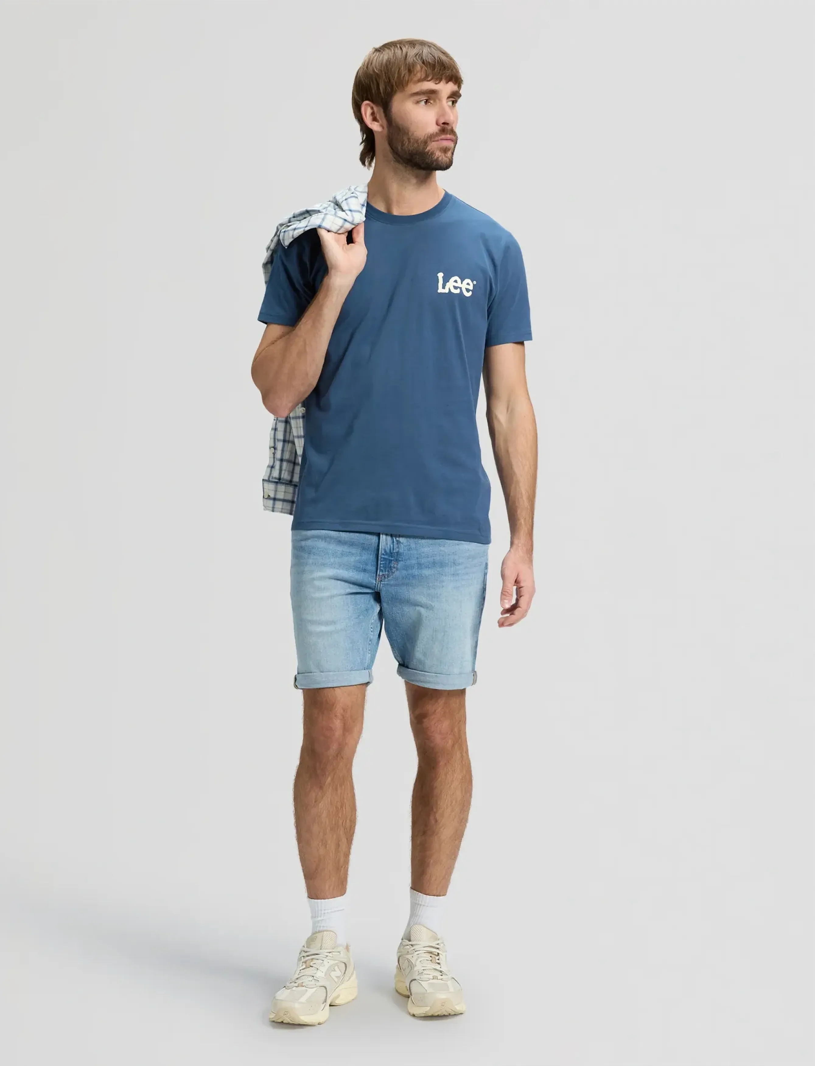 Lee Jeans - RIDER SHORT - men - blue harvest - 3
