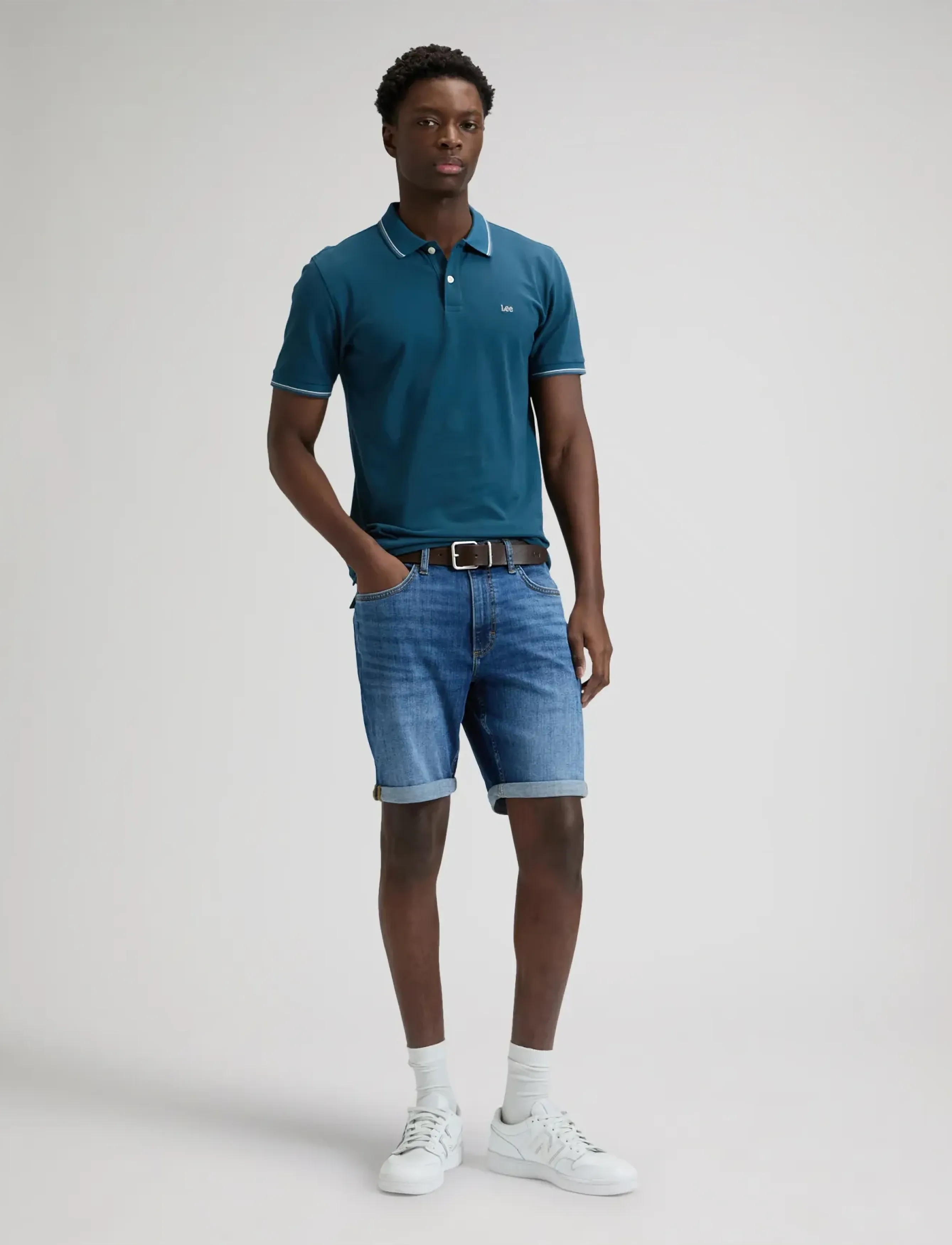 Lee Jeans - RIDER SHORT - jorts - bundy - 3