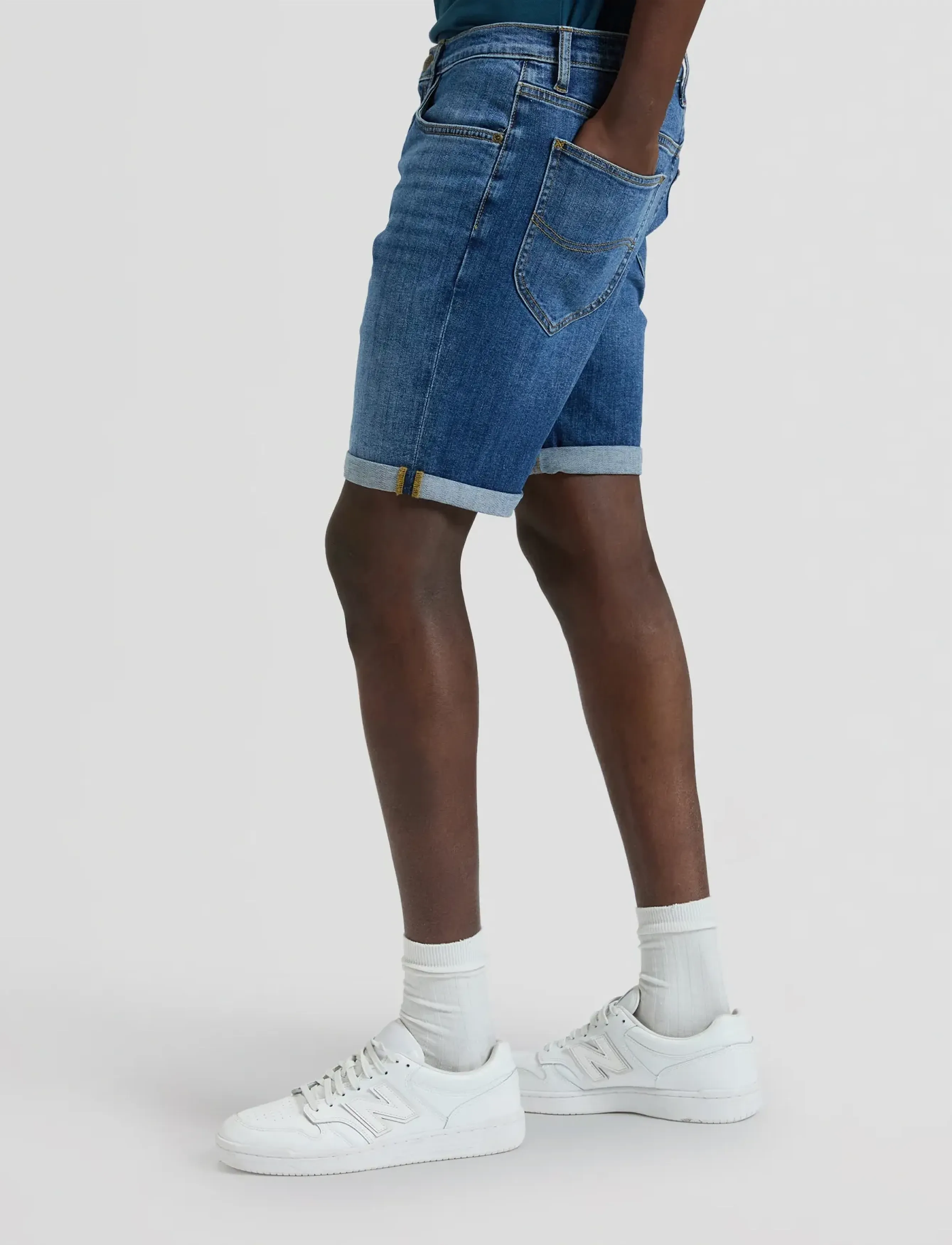 Lee Jeans - RIDER SHORT - jorts - bundy - 4