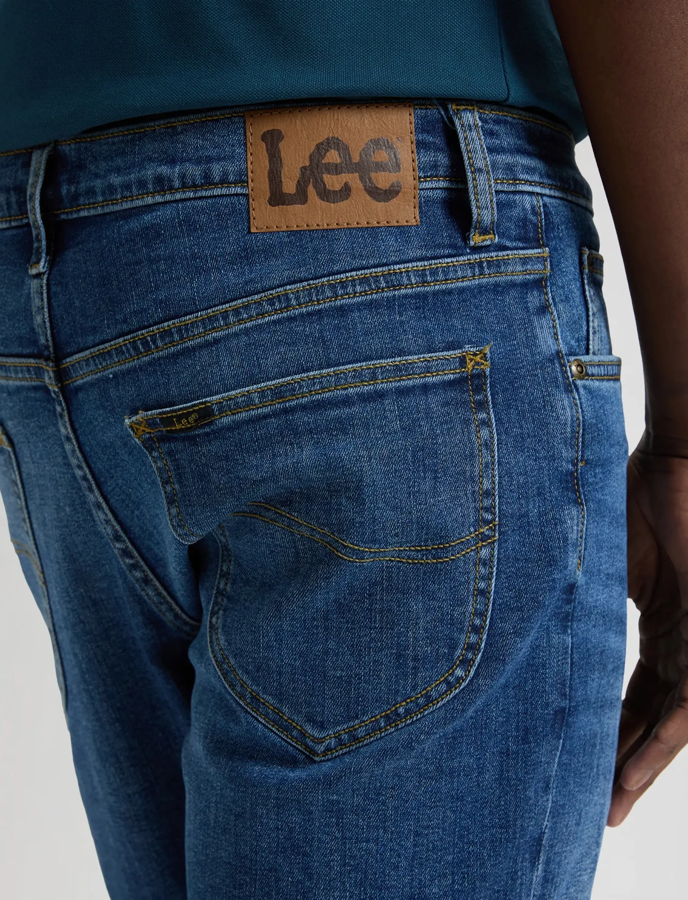 Lee Jeans - RIDER SHORT - jorts - bundy - 5