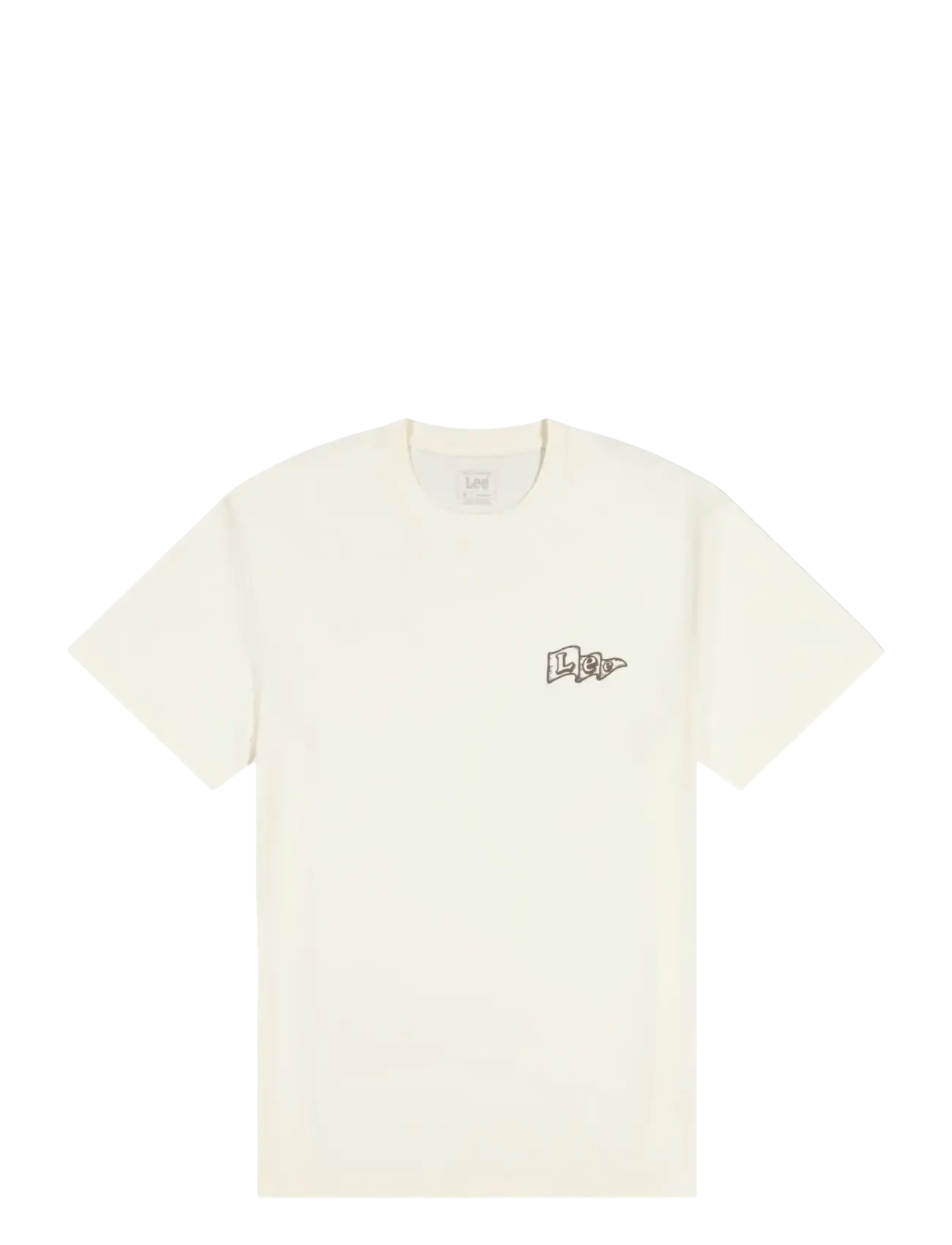 LEE JEANS Lee Flag Tee Cream - Lx00 - Herren