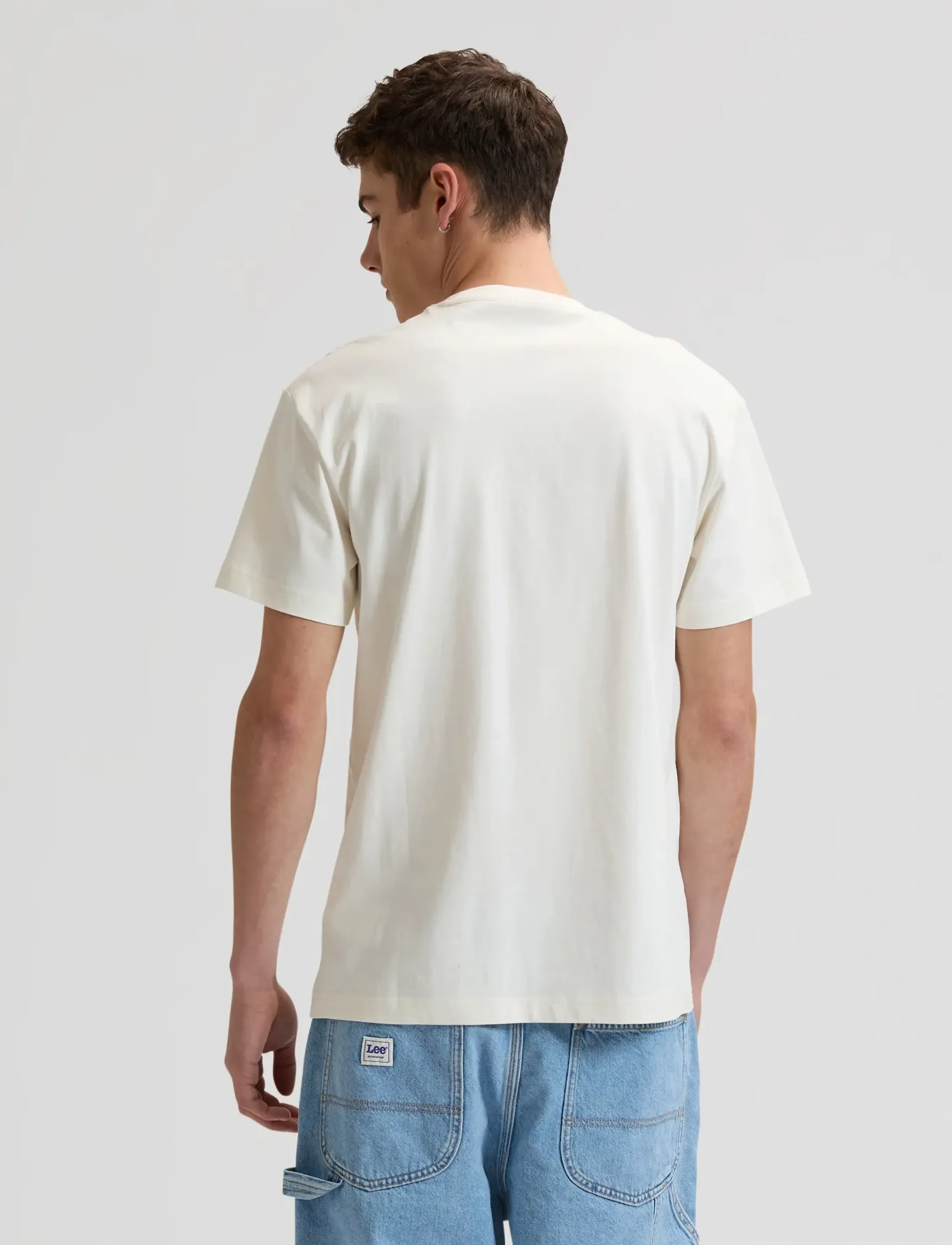 Lee Jeans - LEE FLAG TEE - kurzärmelig - natural - 2