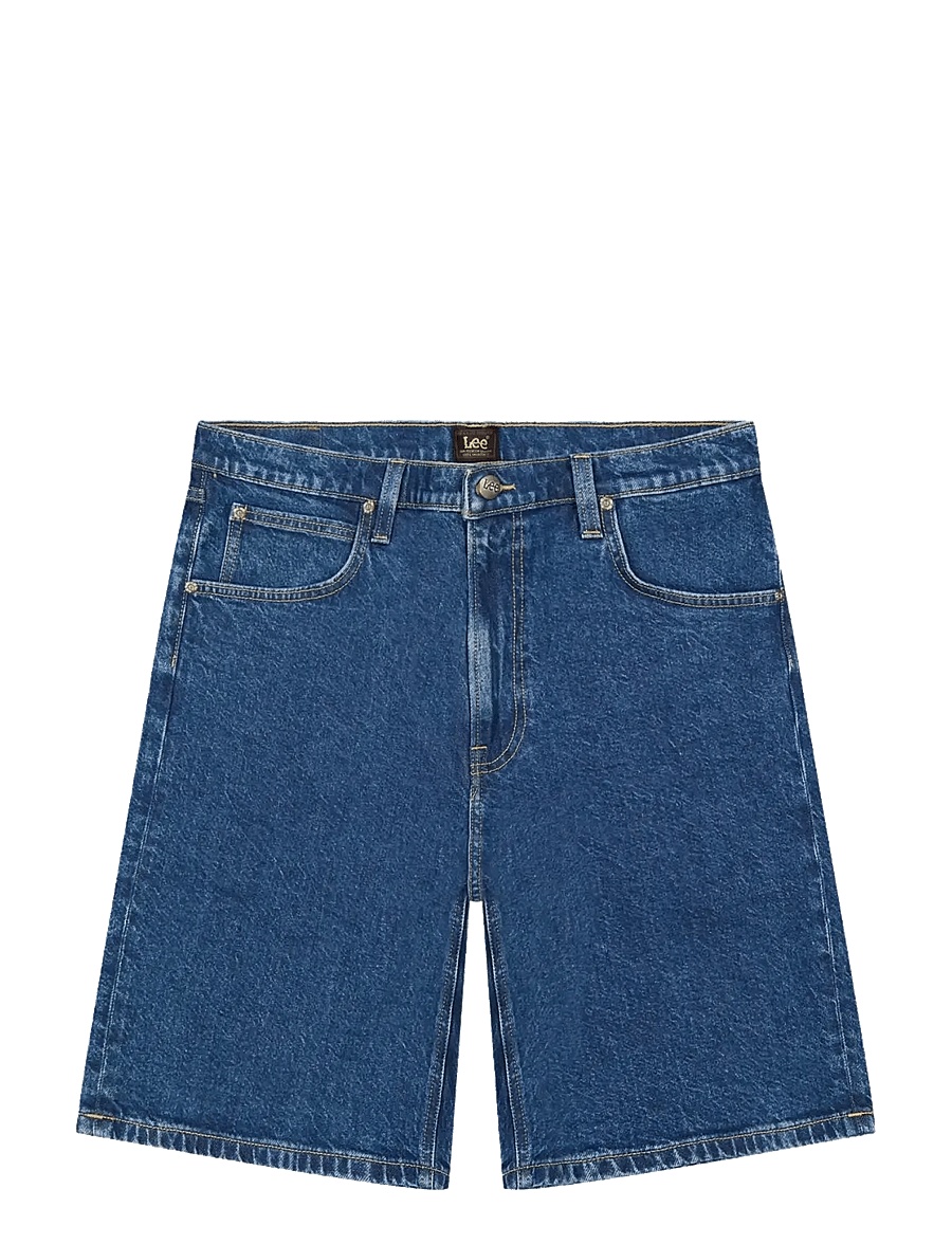 Lee Jeans - ASHER SHORT - lühikesed teksapüksid - indigo warp - 1
