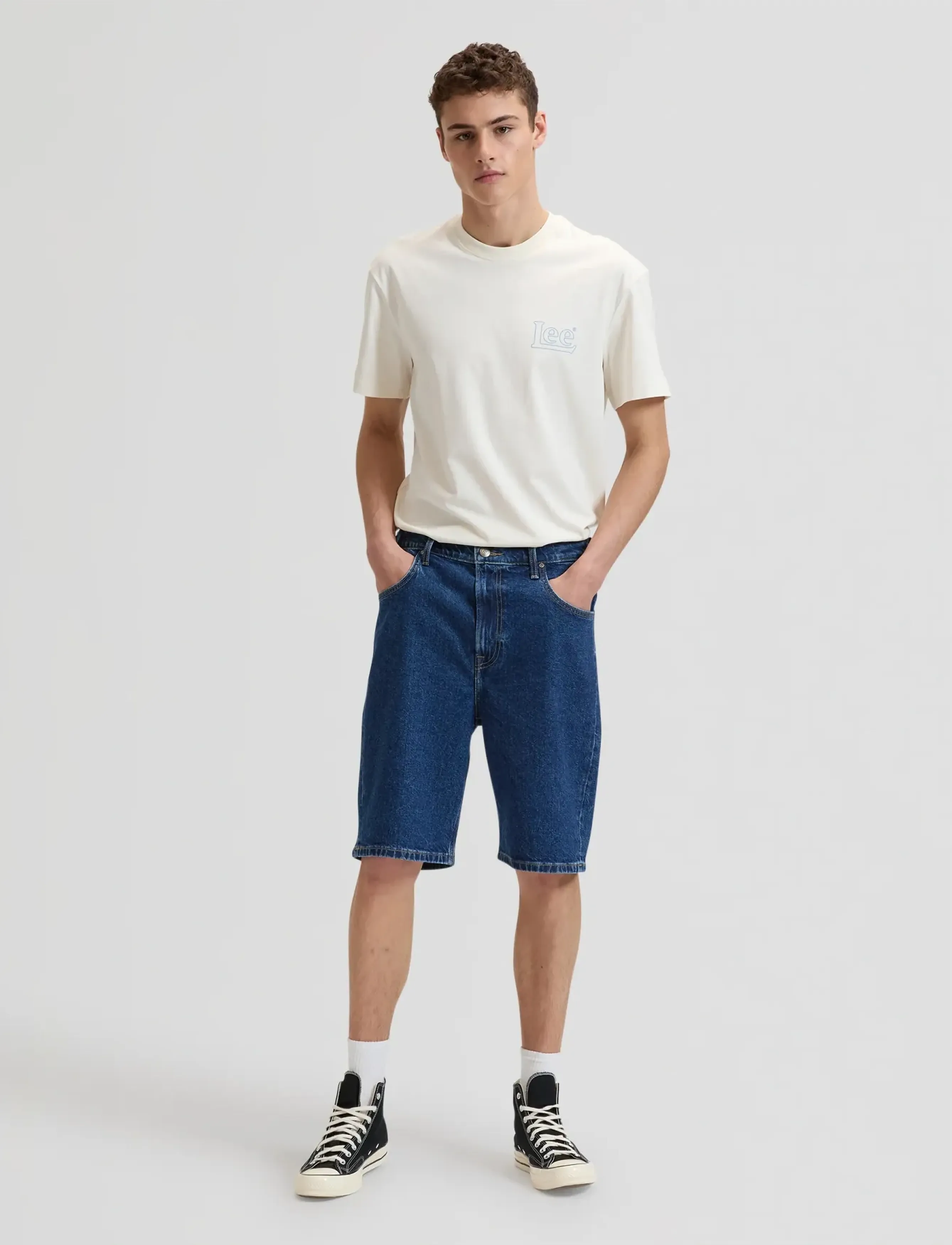 Lee Jeans - ASHER SHORT - short en jean - indigo warp - 3