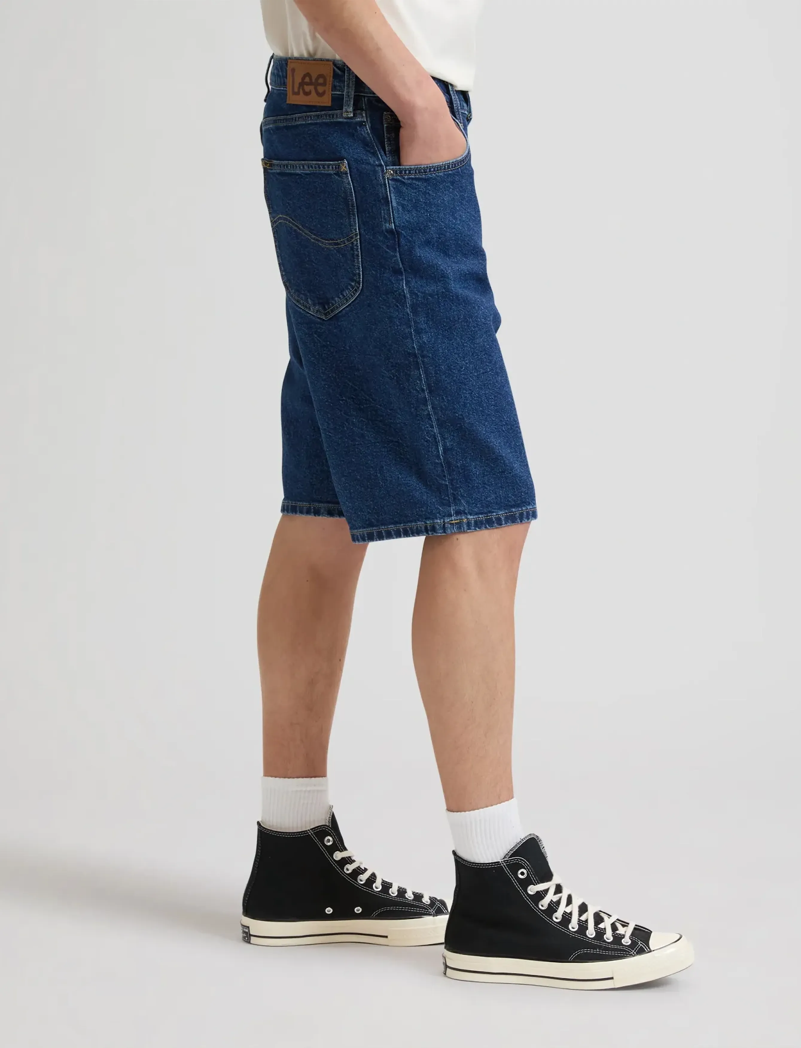 Lee Jeans - ASHER SHORT - short en jean - indigo warp - 4