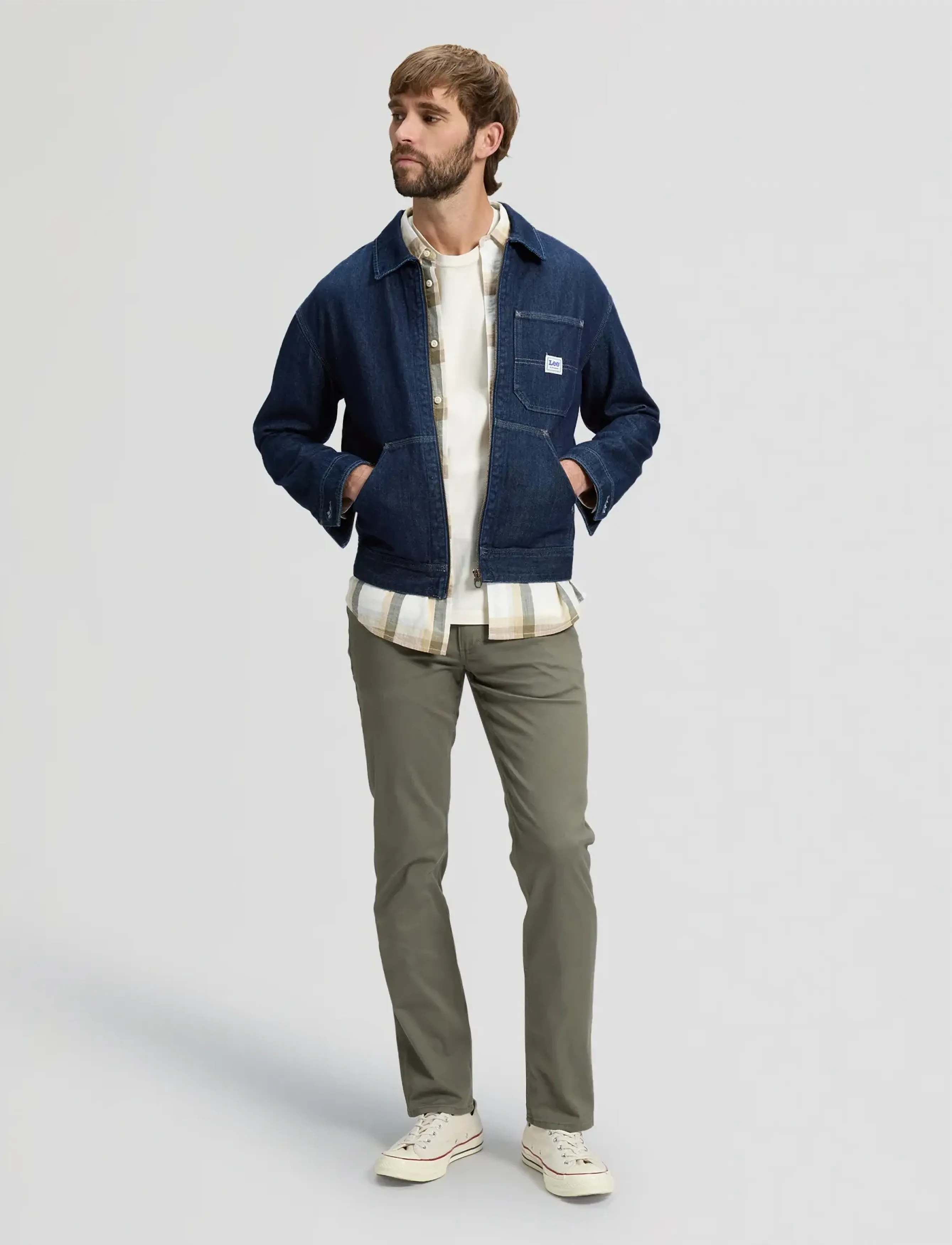 Lee Jeans - DAREN - vabaajapüksid - lichen olive - 3