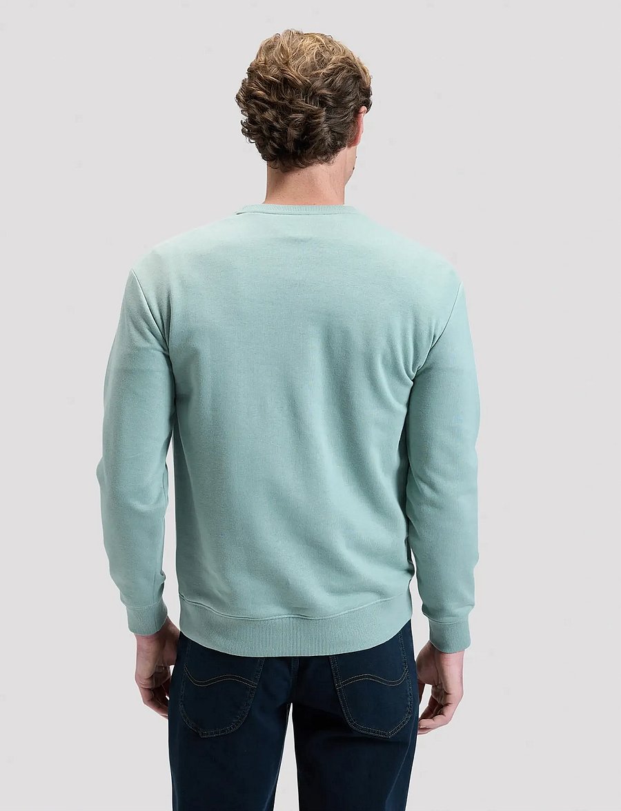 Lee Jeans - PATCH CREW SWS - collegepaidat - desert sage - 2