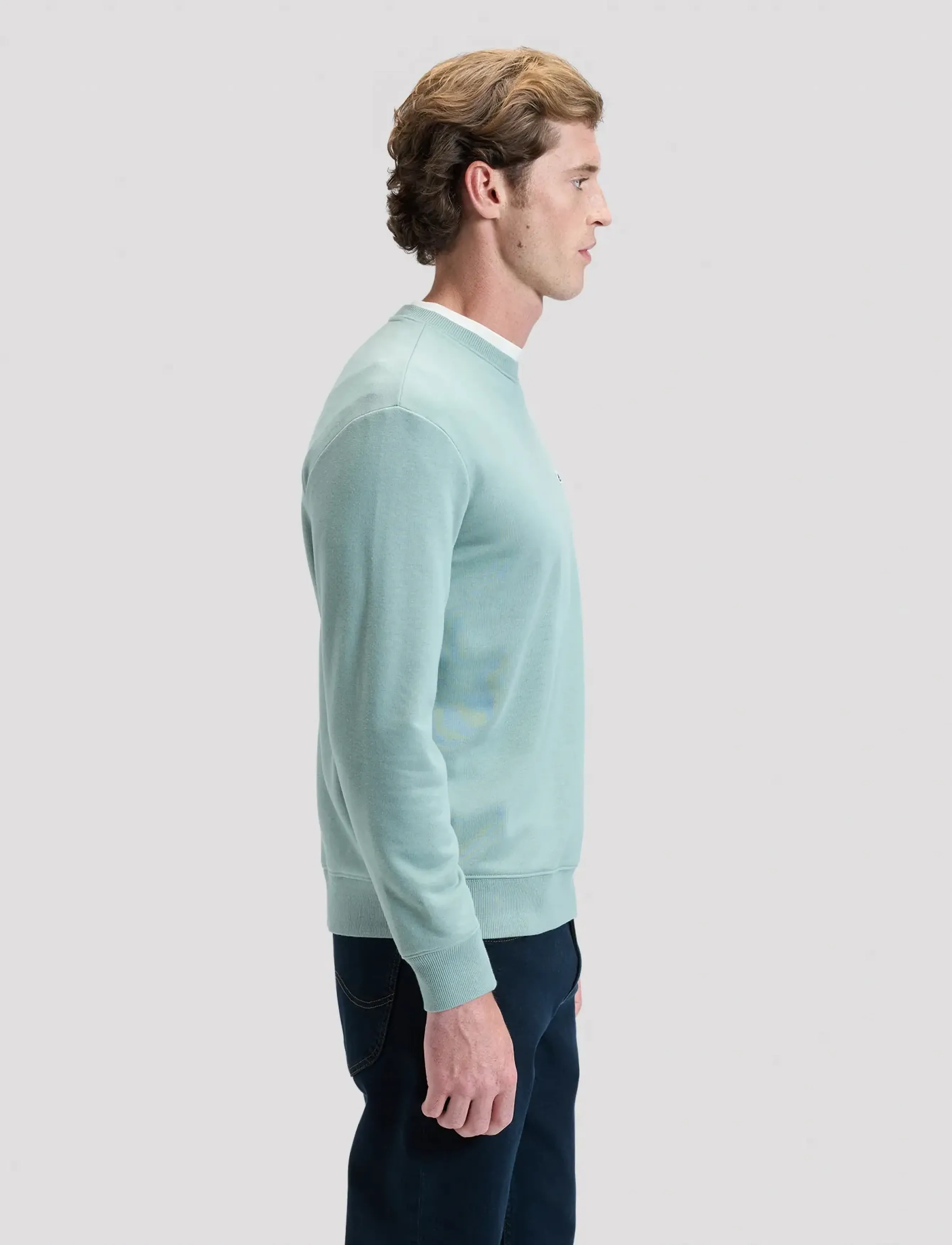 Lee Jeans - PATCH CREW SWS - collegepaidat - desert sage - 4