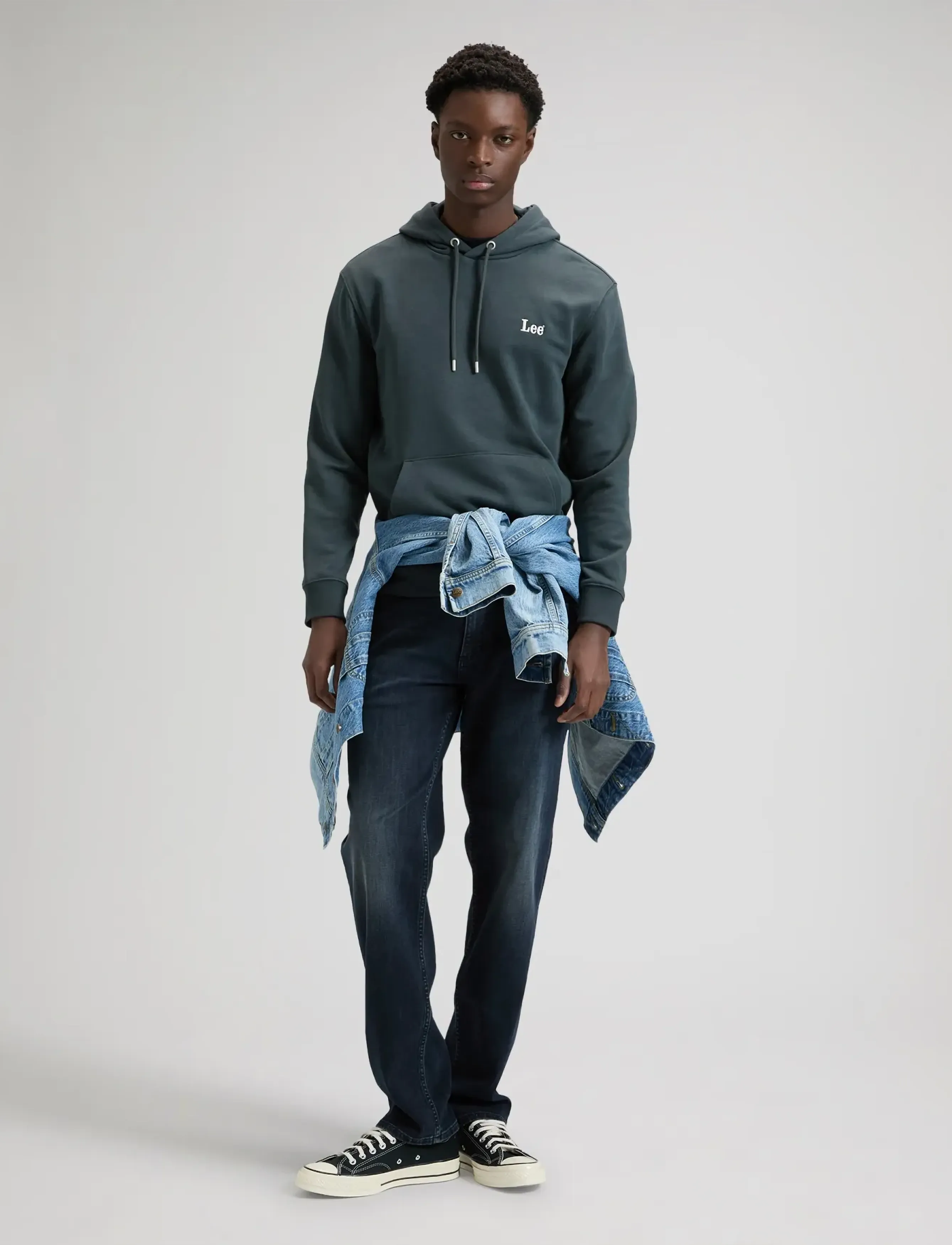 Lee Jeans - ESSENTIAL LEE HOODIE - sweatshirts - washed black - 3