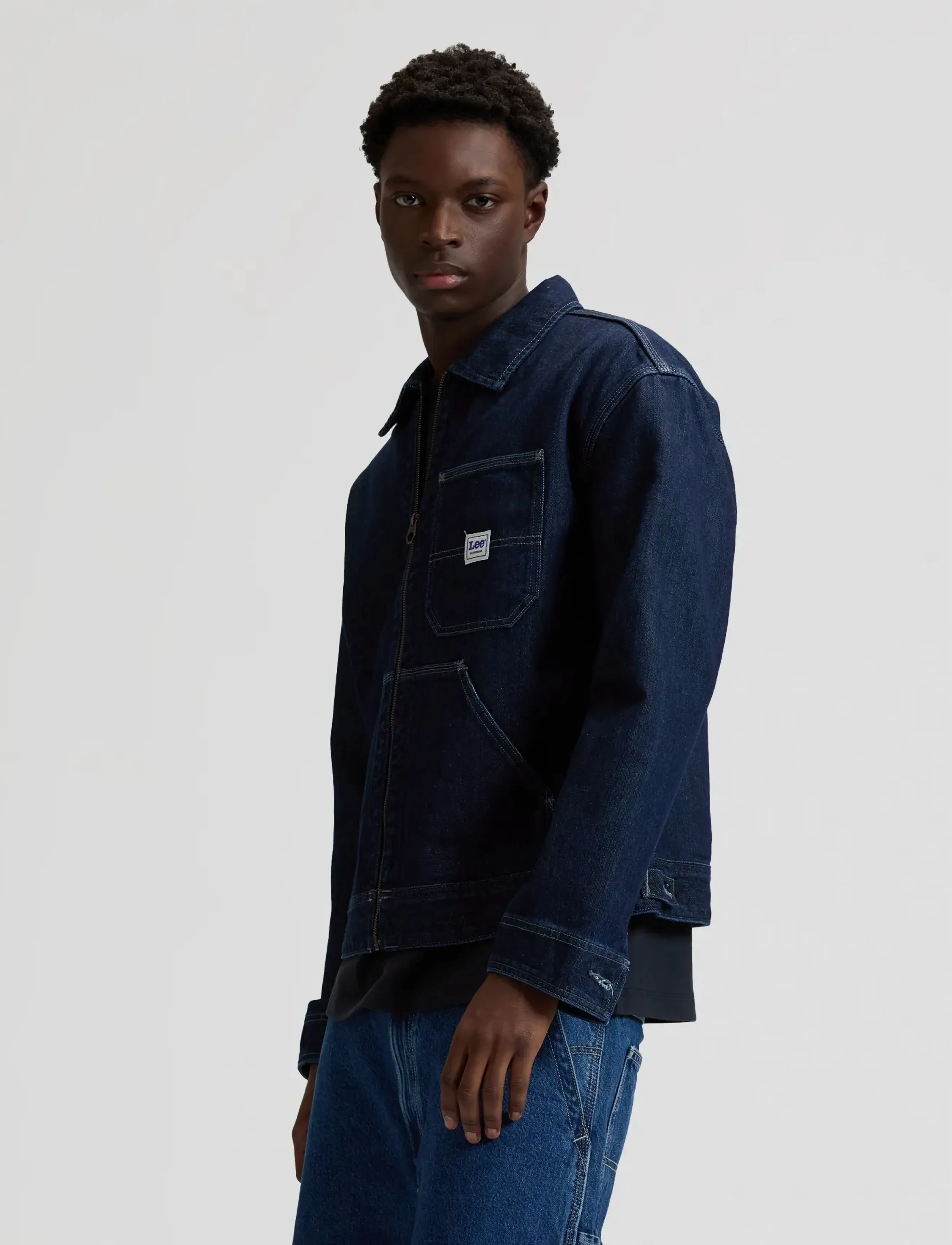 Lee Jeans - 91W WORKWEAR JKT - Ófóðraðir gallajakkar - cyrus - 4
