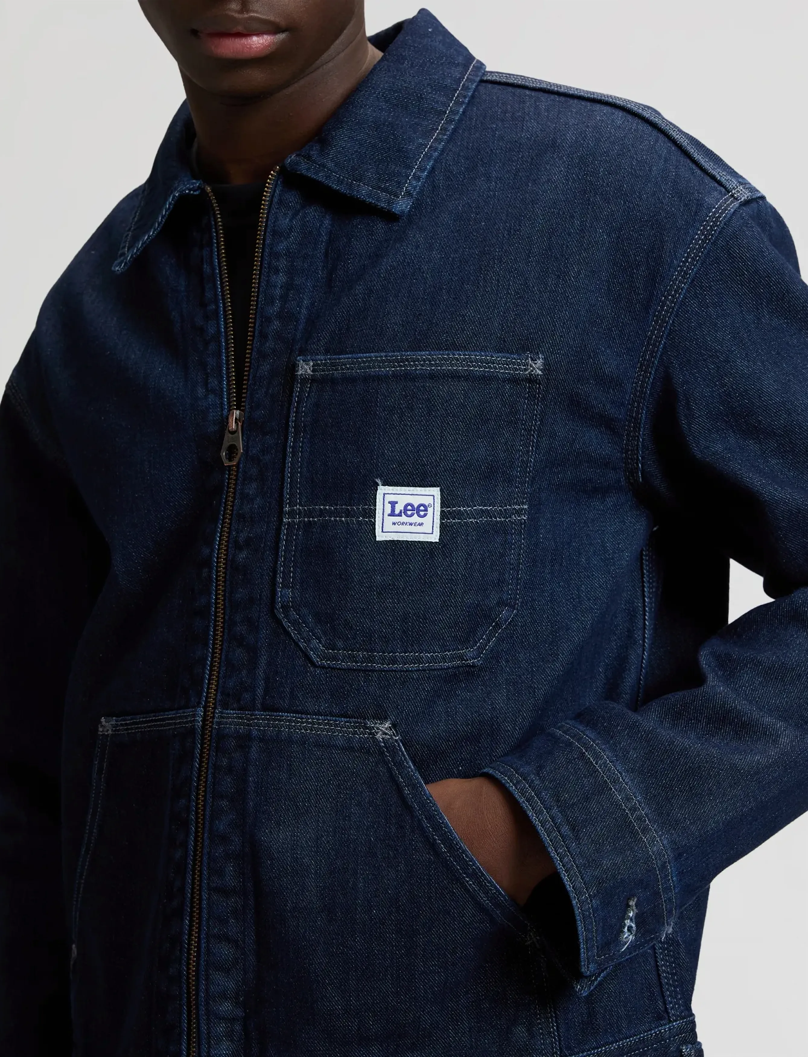 Lee Jeans - 91W WORKWEAR JKT - Ófóðraðir gallajakkar - cyrus - 5