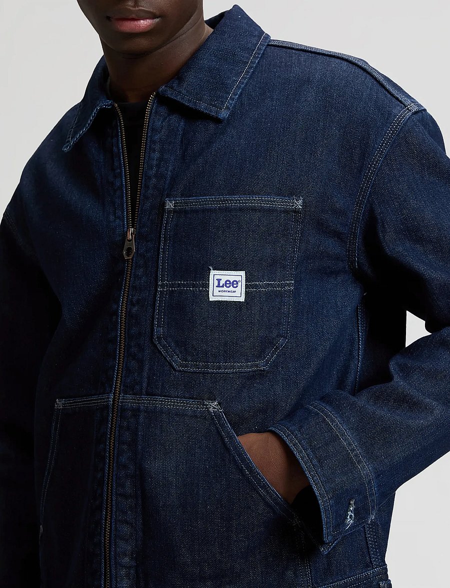 Lee Jeans - 91W WORKWEAR JKT - Ófóðraðir gallajakkar - cyrus - 5