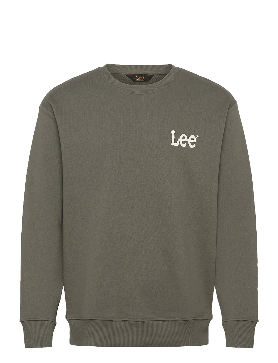 Lee Jeans - WOBBLY LEE SWS - sweatshirts - lichen olive - 0