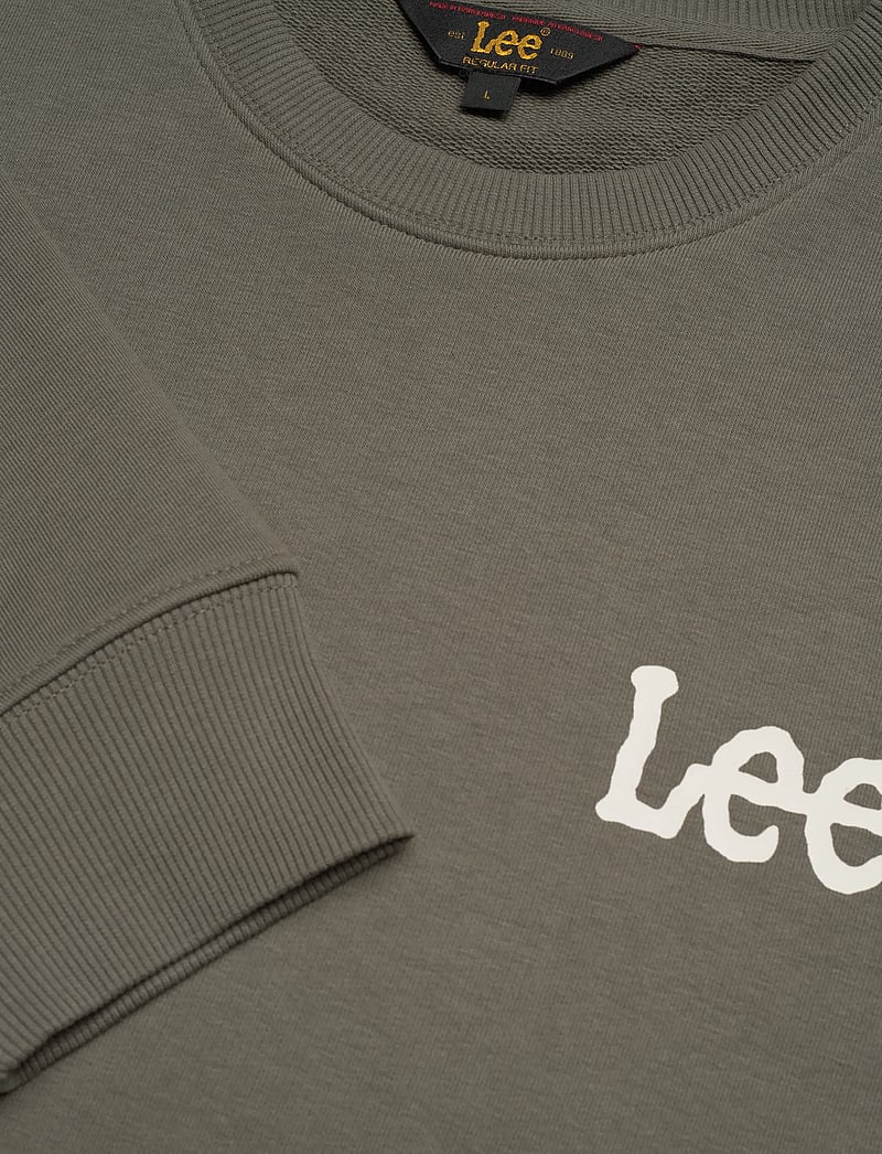 Lee Jeans - WOBBLY LEE SWS - sweatshirts - lichen olive - 2