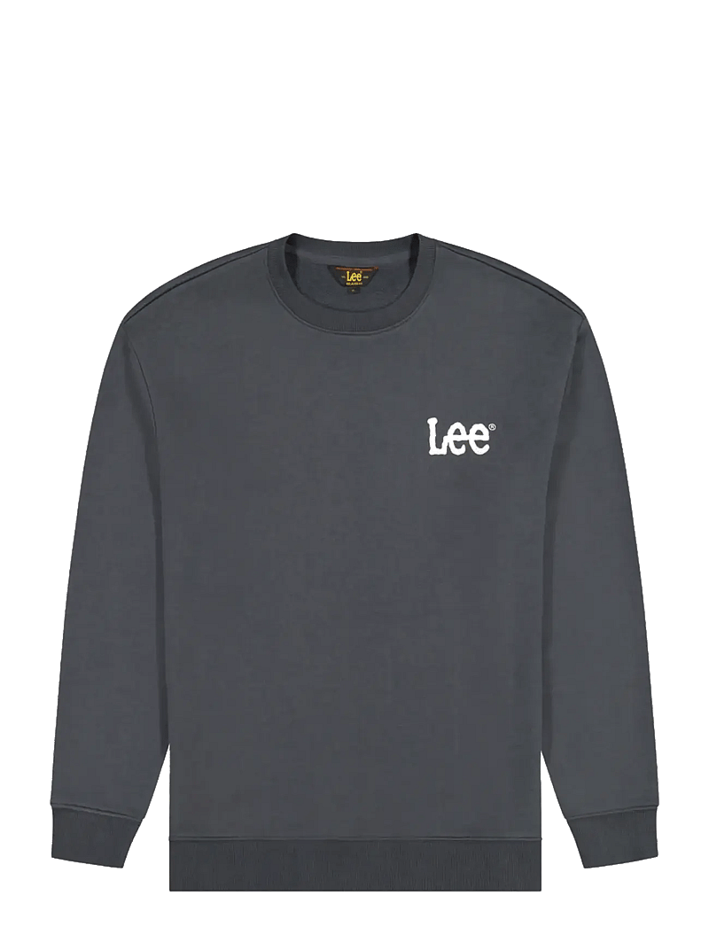 Lee Jeans - WOBBLY LEE SWS - sweatshirts - washed black - 1