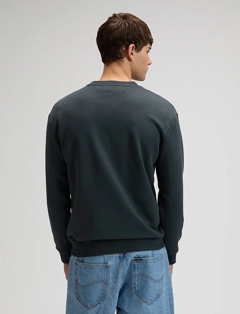 Lee Jeans - WOBBLY LEE SWS - sweatshirts - washed black - 2