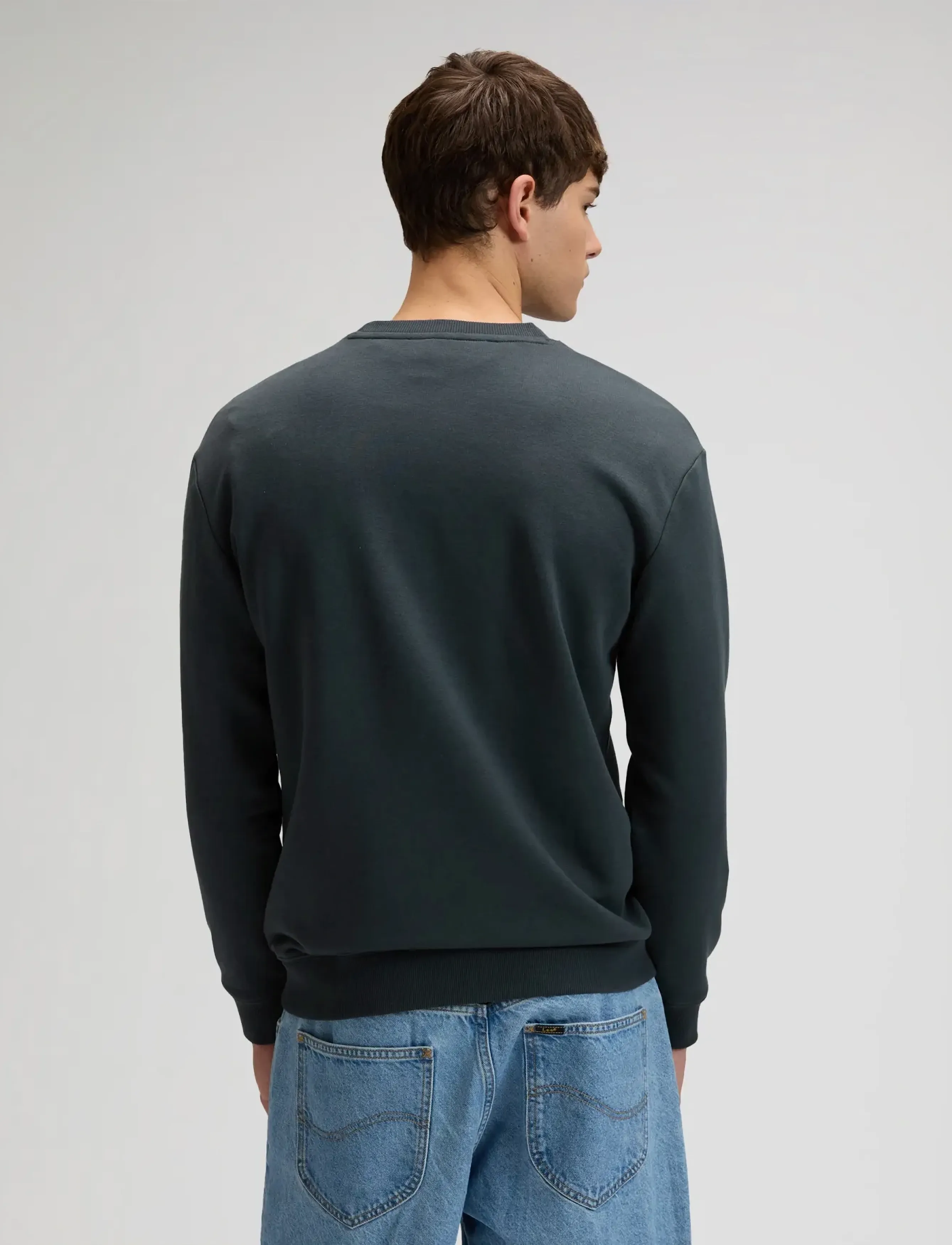 Lee Jeans - WOBBLY LEE SWS - sweatshirts - washed black - 2