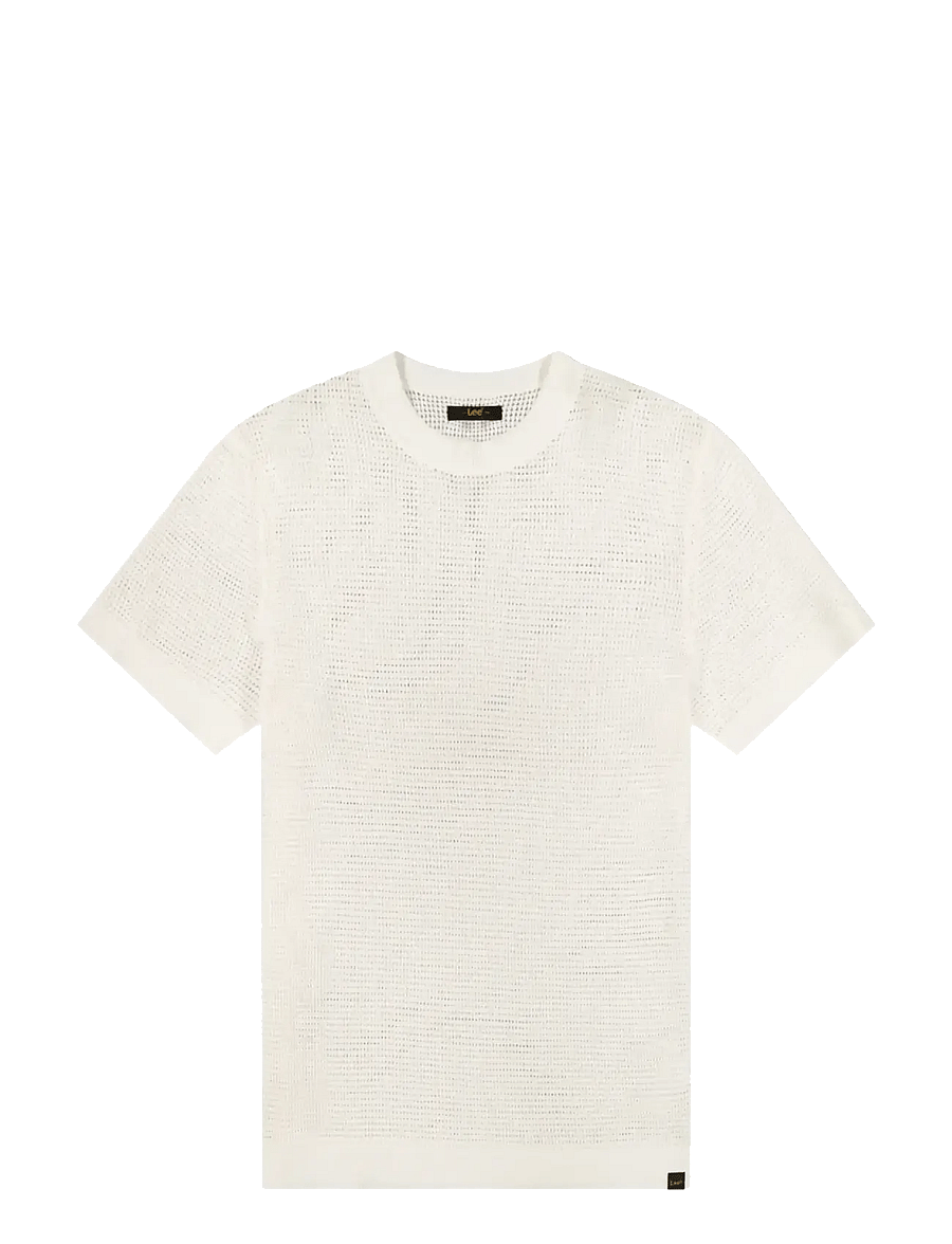 Lee Jeans - CROCHET T - kortärmade t-shirts - natural - 1