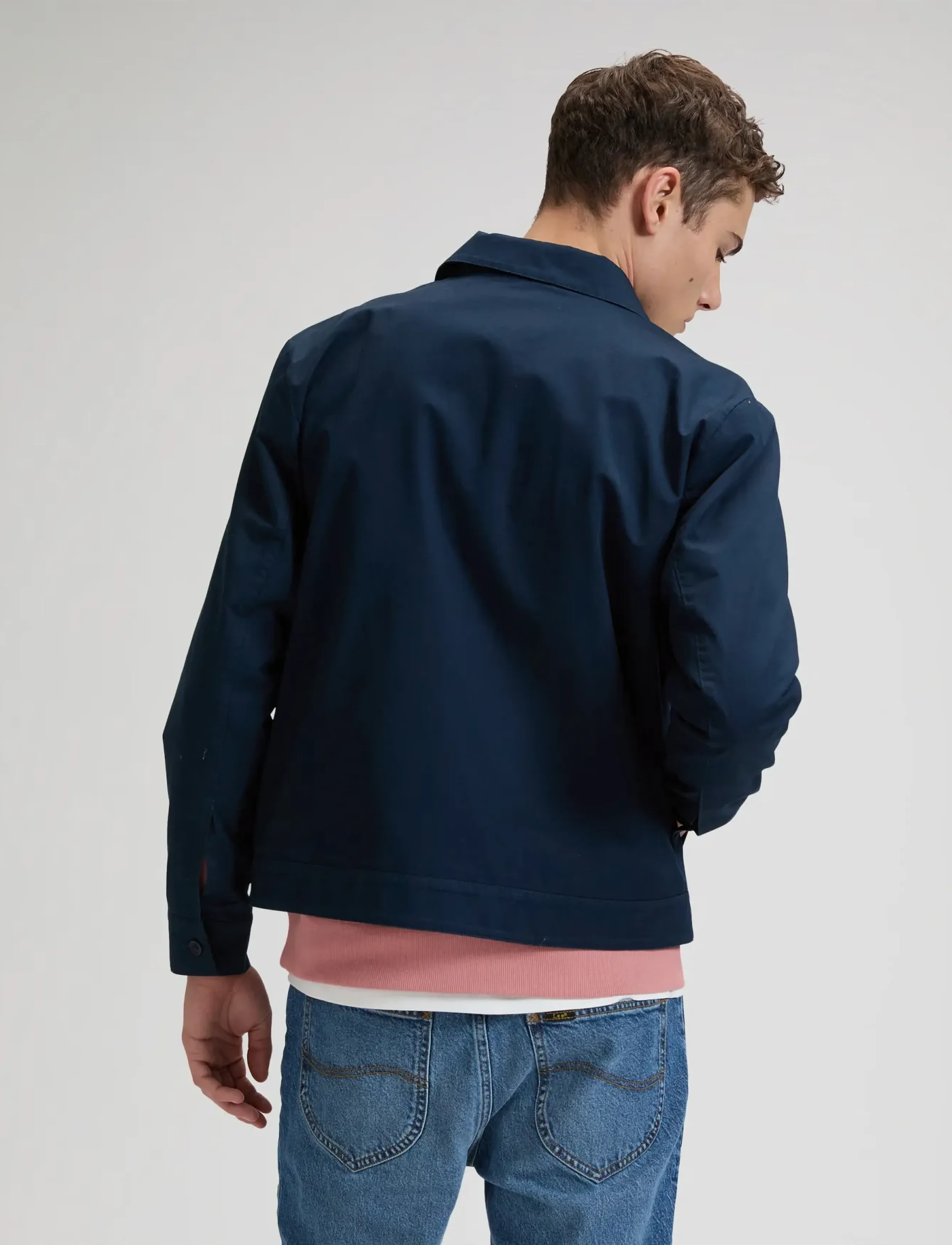 Lee Jeans - HARRINGTON SIGNATURE JKT - forårsjakker - rivet navy - 2