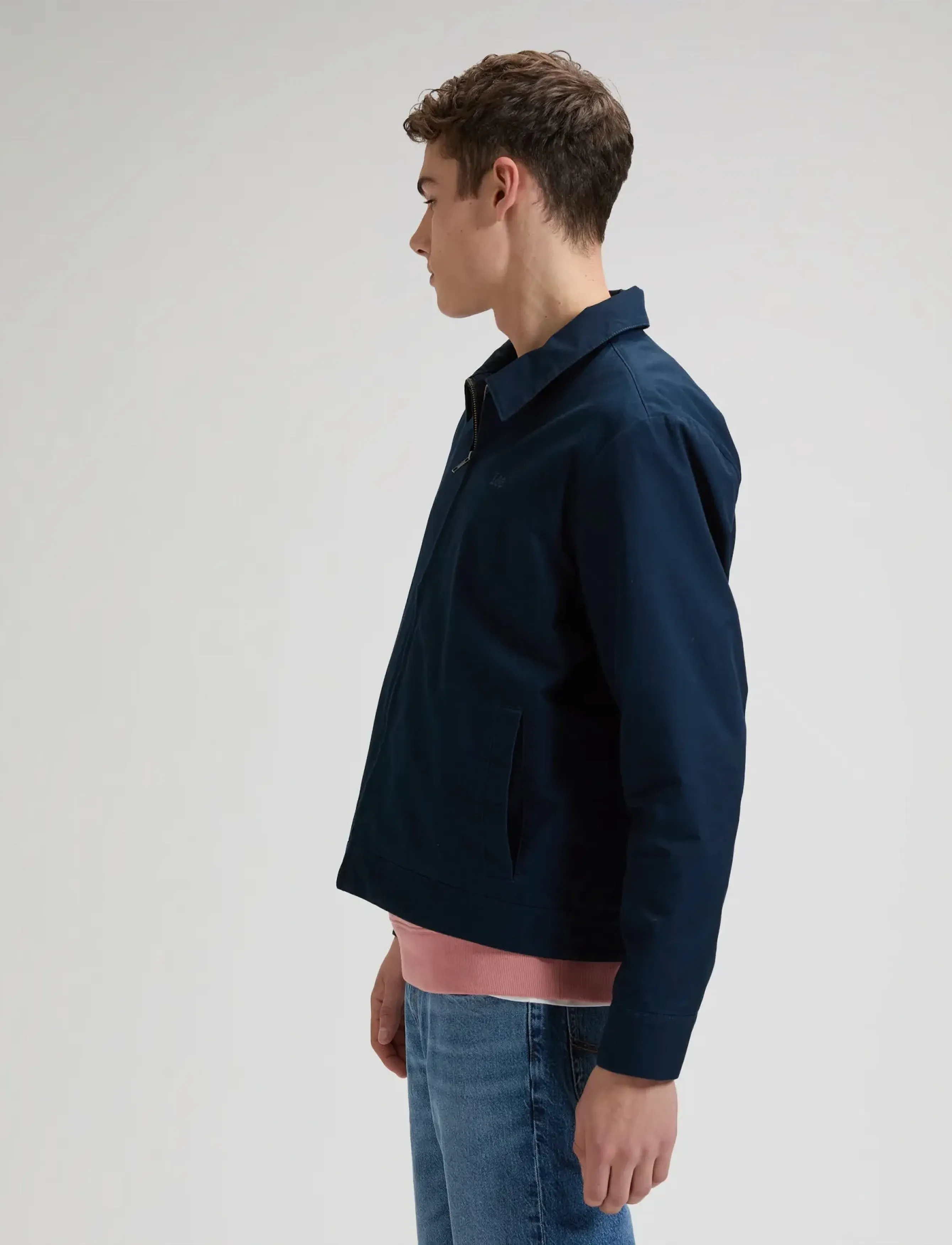 Lee Jeans - HARRINGTON SIGNATURE JKT - forårsjakker - rivet navy - 4