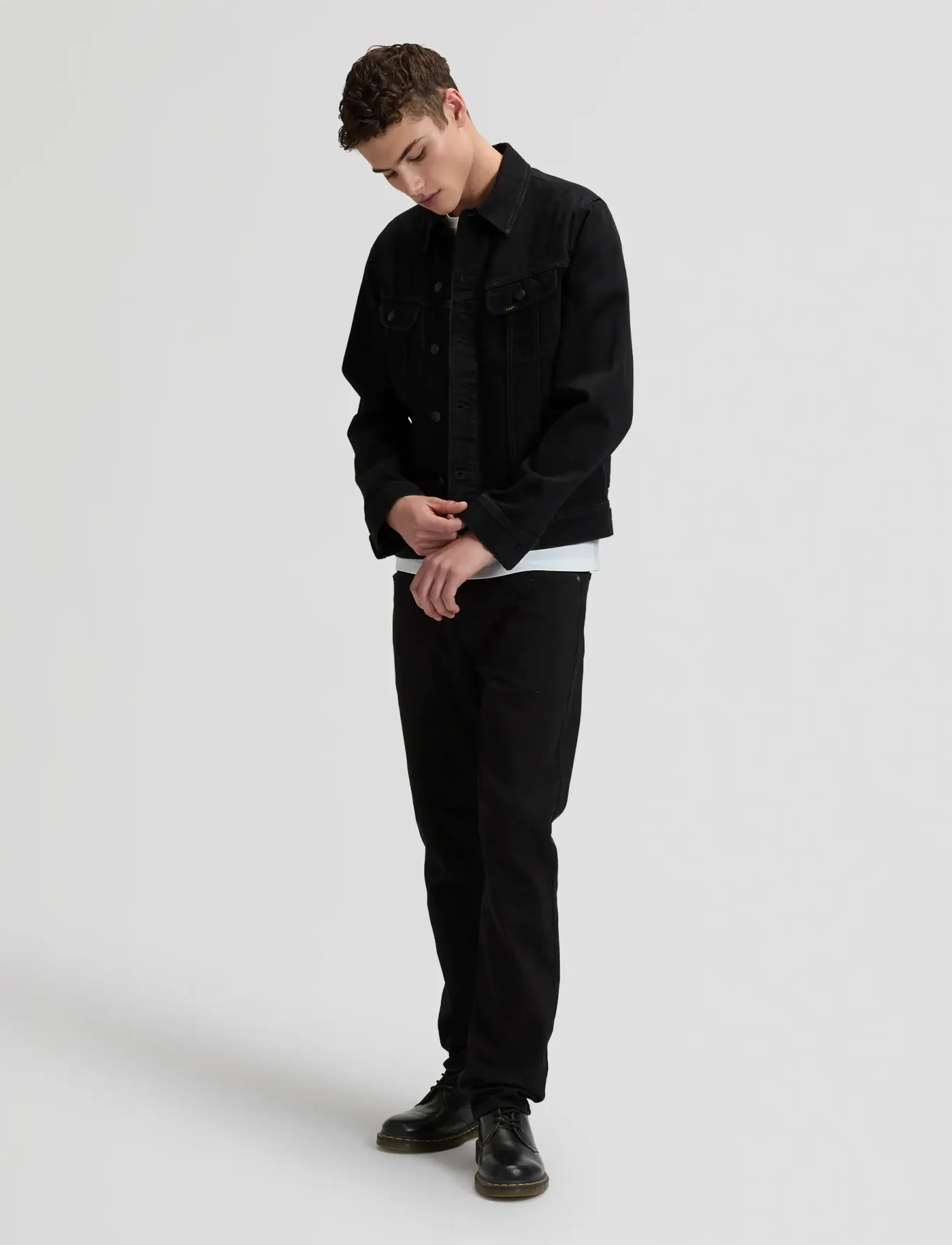 Lee Jeans - RIDER JACKET - clean black - 3