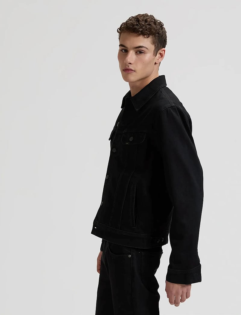 Lee Jeans - RIDER JACKET - voodrita teksajakid - clean black - 4