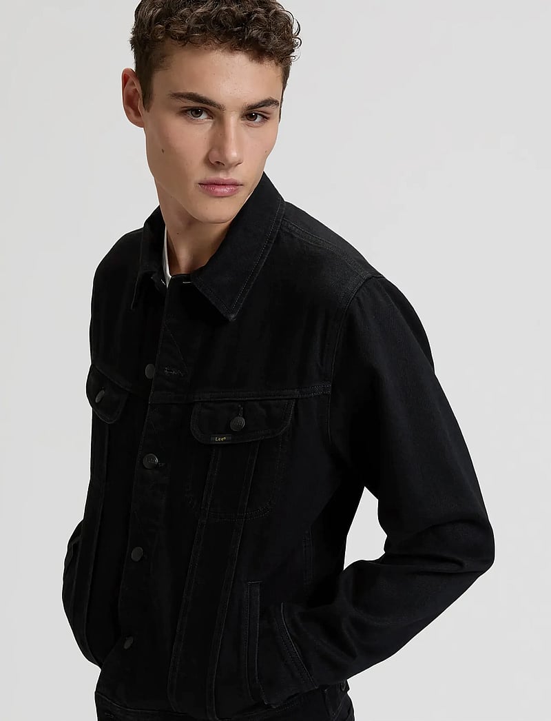 Lee Jeans - RIDER JACKET - voodrita teksajakid - clean black - 5