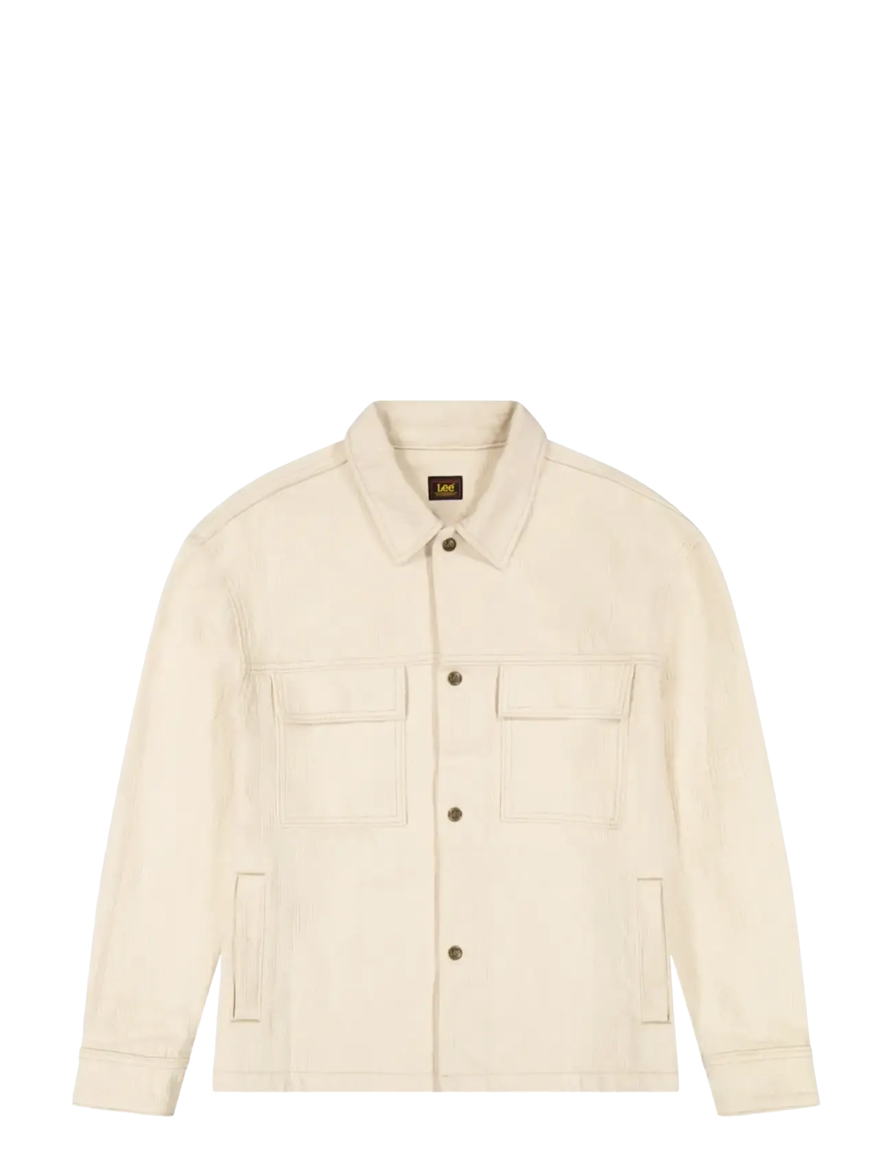 Lee Jeans JACQUARD JKT - Overshirts - NATURAL GREIGE / cream