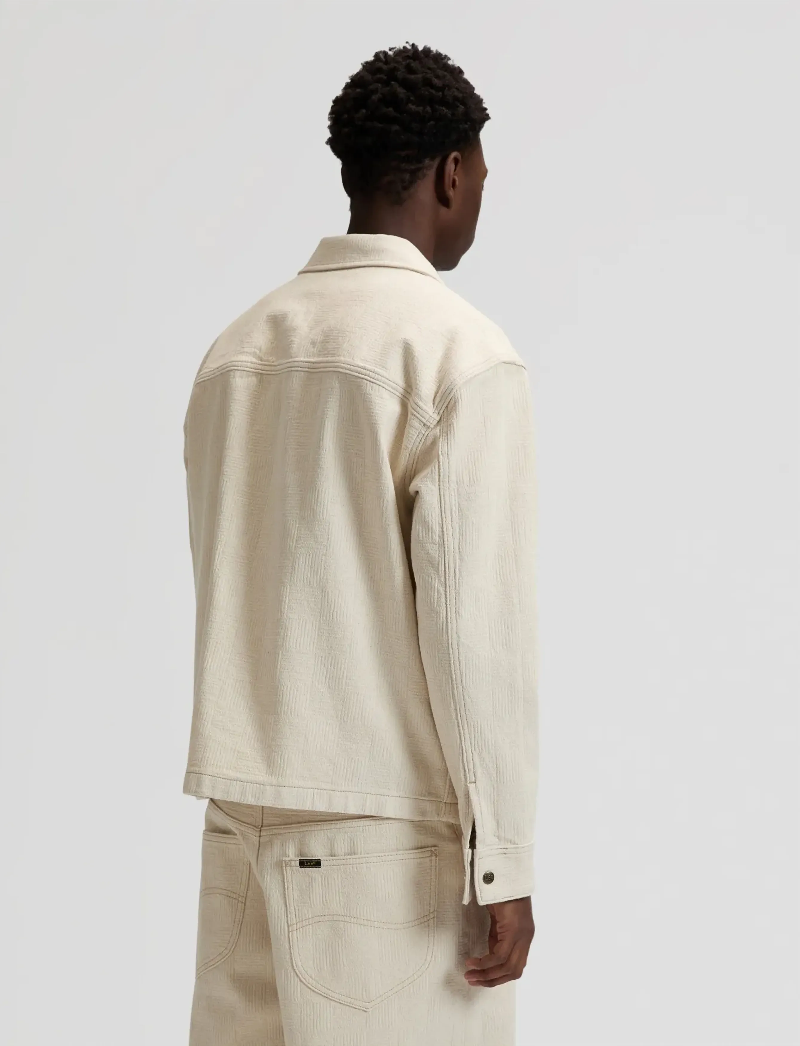 Lee Jeans - JACQUARD JKT - overshirts - natural greige - 2