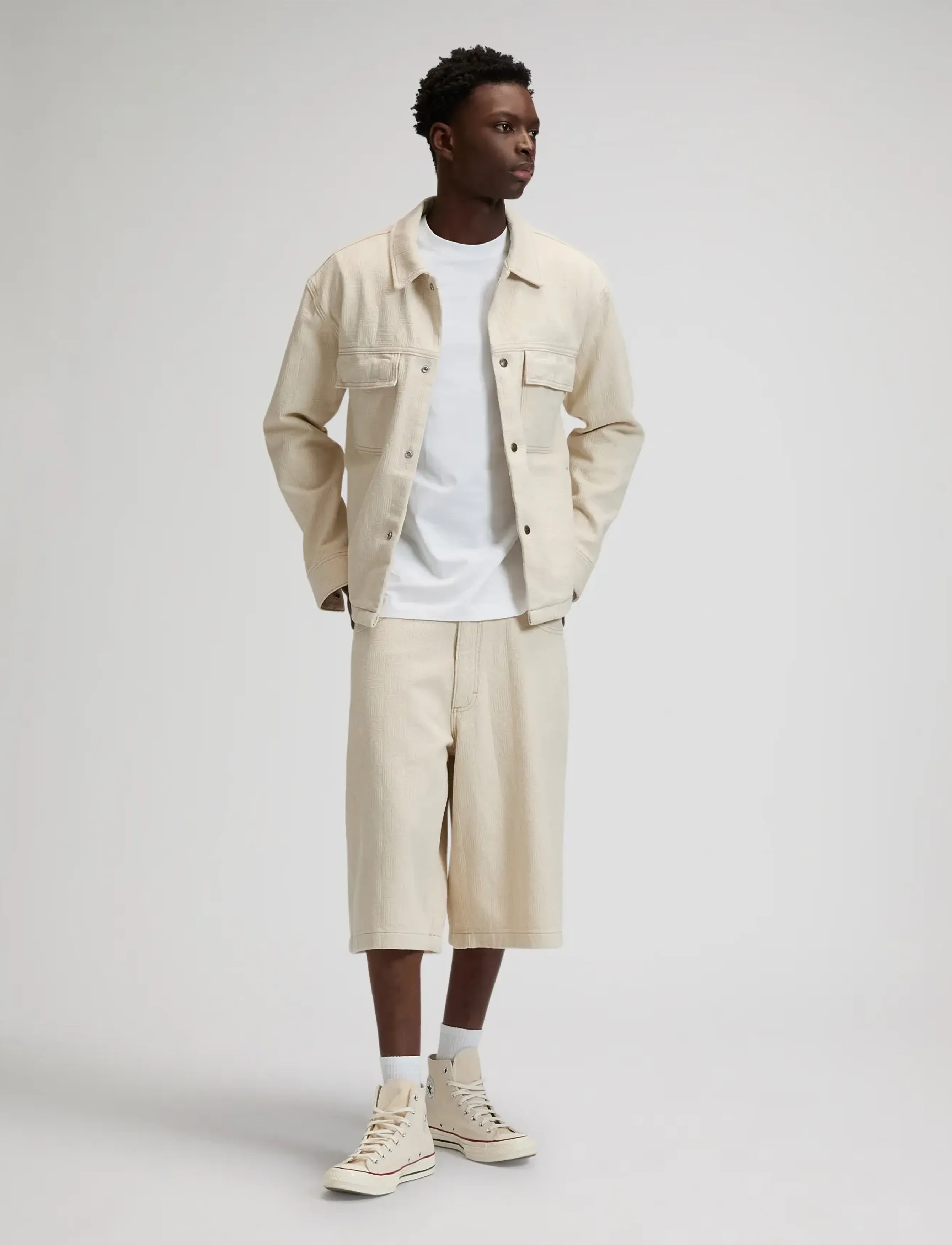 Lee Jeans - JACQUARD JKT - overshirts - natural greige - 3