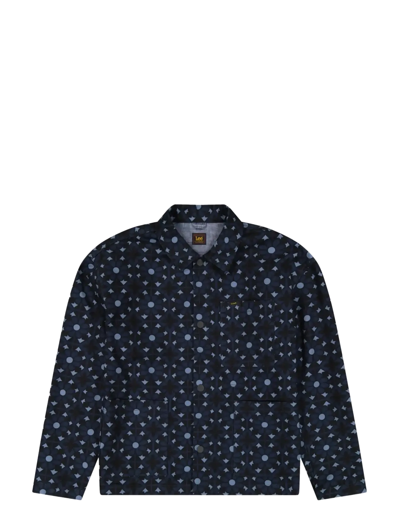 Lee Jeans CLEAN WORKWEAR JACKET - Lee Jeans - GEO PRINT / blue
