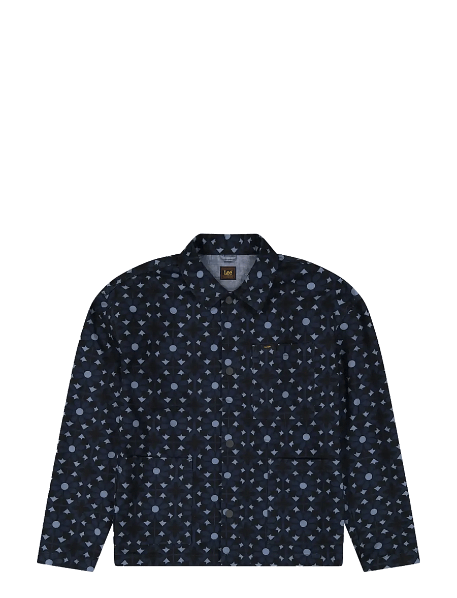 Lee Jeans - CLEAN WORKWEAR JACKET - voodriga teksajakid - geo print - 1