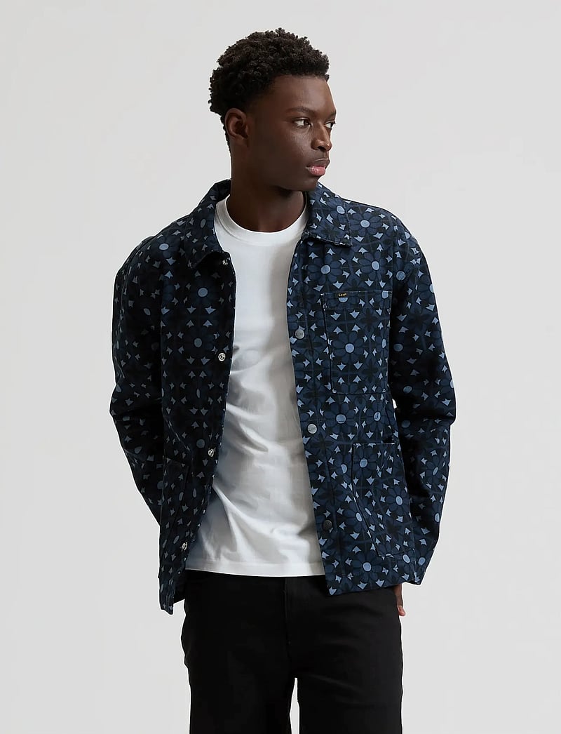 Lee Jeans - CLEAN WORKWEAR JACKET - fodrade jeansjackor - geo print - 0