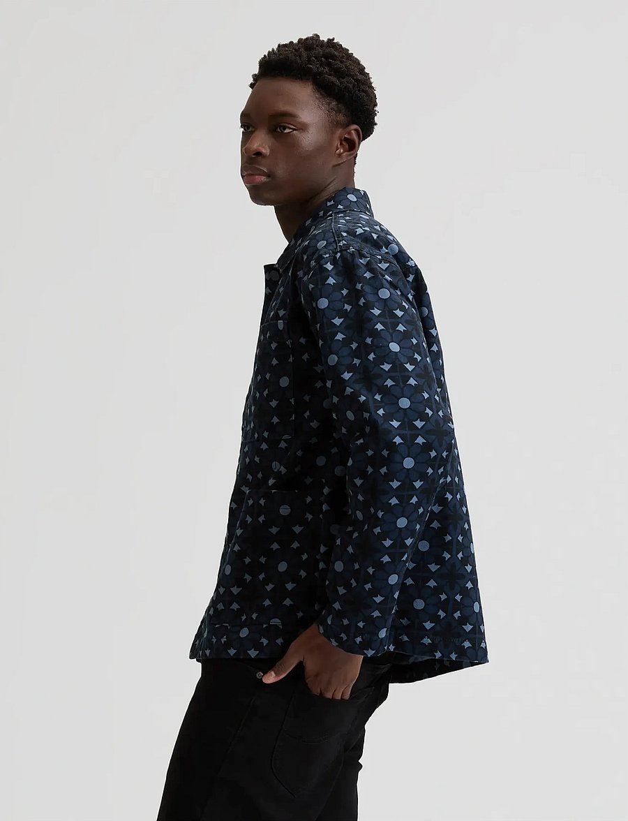 Lee Jeans - CLEAN WORKWEAR JACKET - voodriga teksajakid - geo print - 4