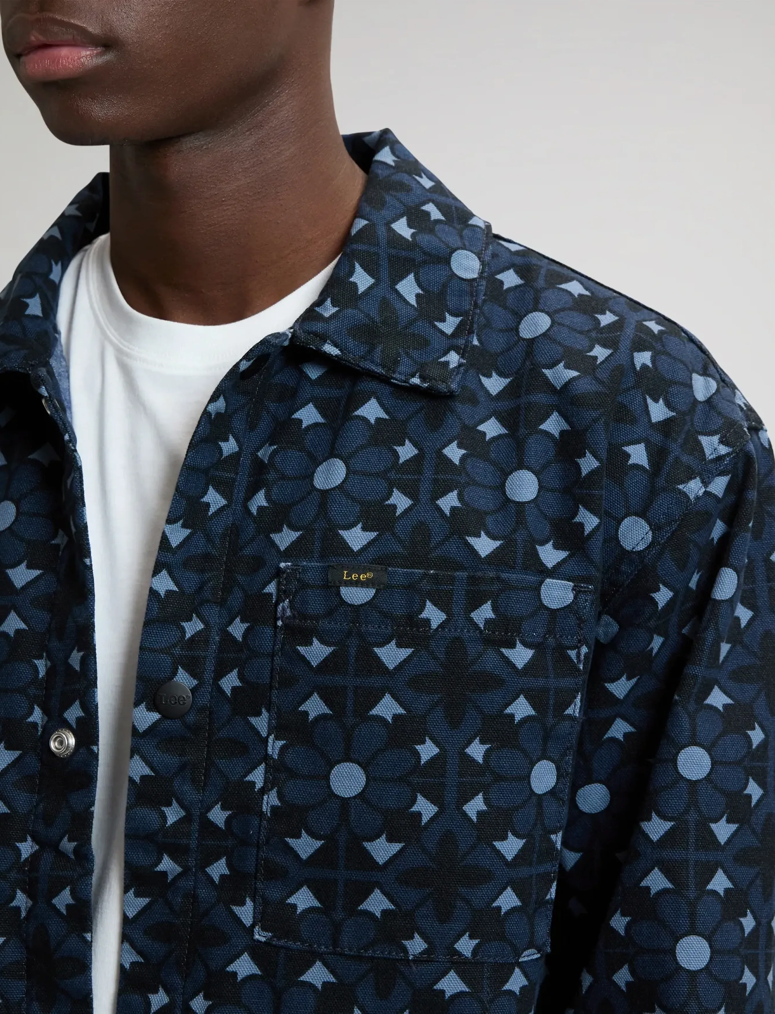 Lee Jeans - CLEAN WORKWEAR JACKET - forårsjakker - geo print - 5