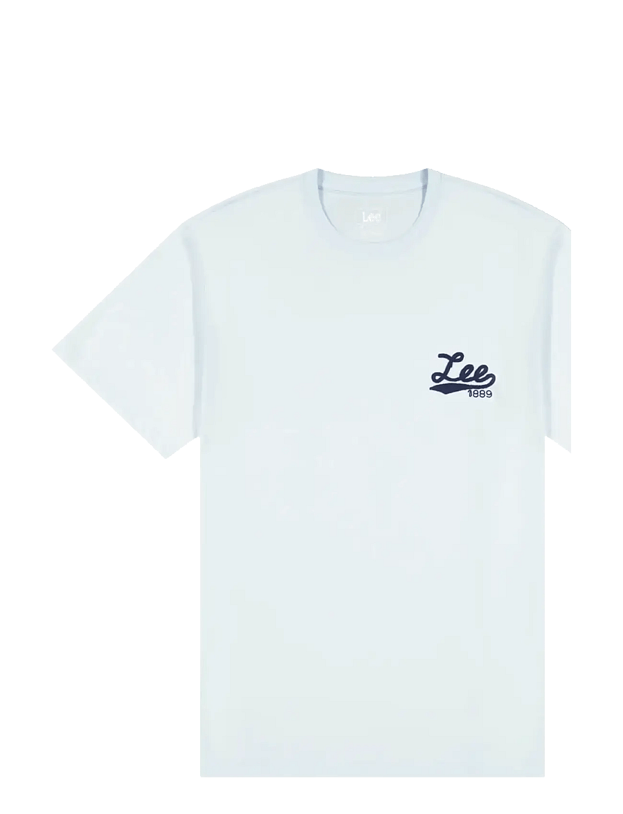 Lee Jeans - LEE STITCH TEE - t-krekli ar īsām piedurknēm - beau blue - 0