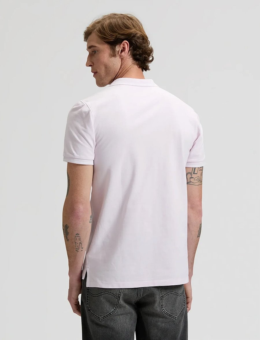 Lee Jeans - PIQUE POLO - kortærmede poloer - light icy pink - 2