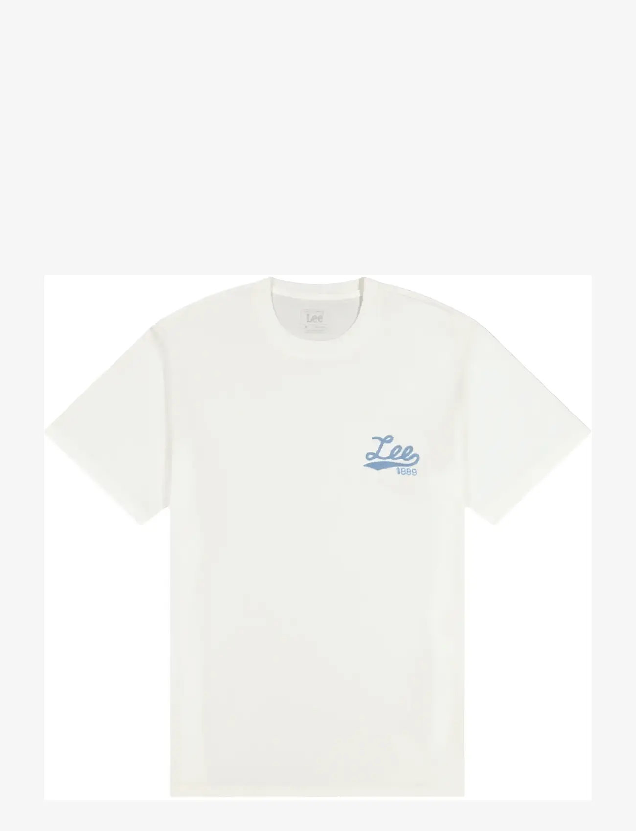 Lee Jeans - LEE STITCH TEE - kortærmede t-shirts - bright white - 1