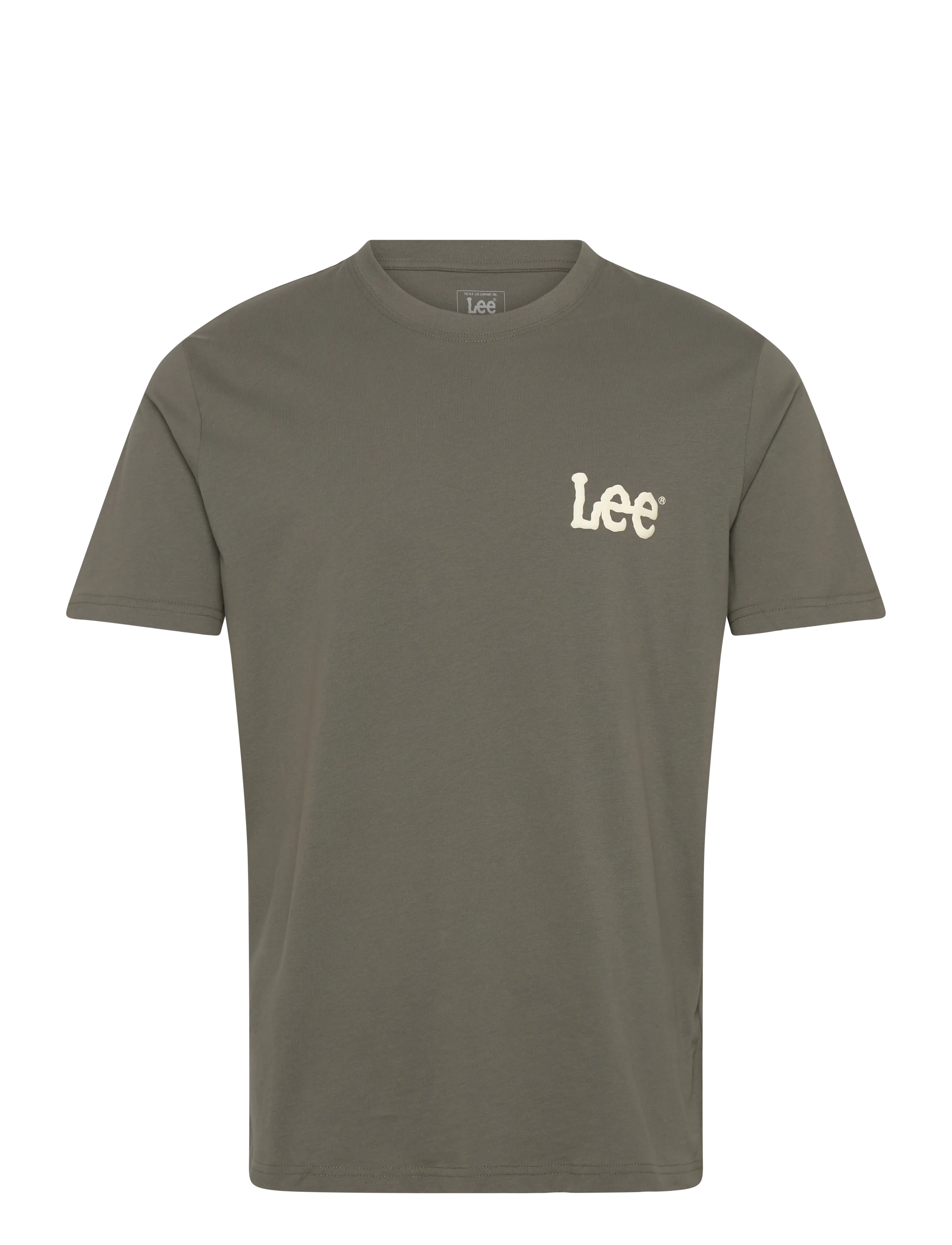 Lee Jeans MEDIUM WOBBLY LEE TEE - Kleidung - LICHEN OLIVE / khaki/green