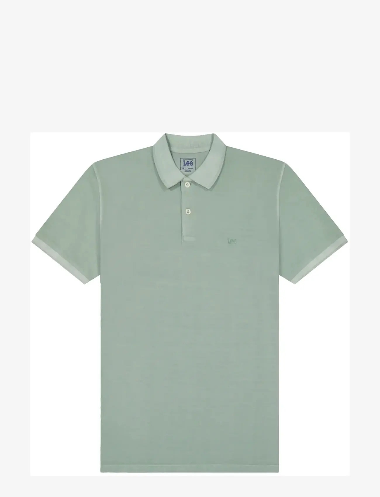 Lee Jeans - GARMENT DYE POLO - laveste priser - desert sage - 1