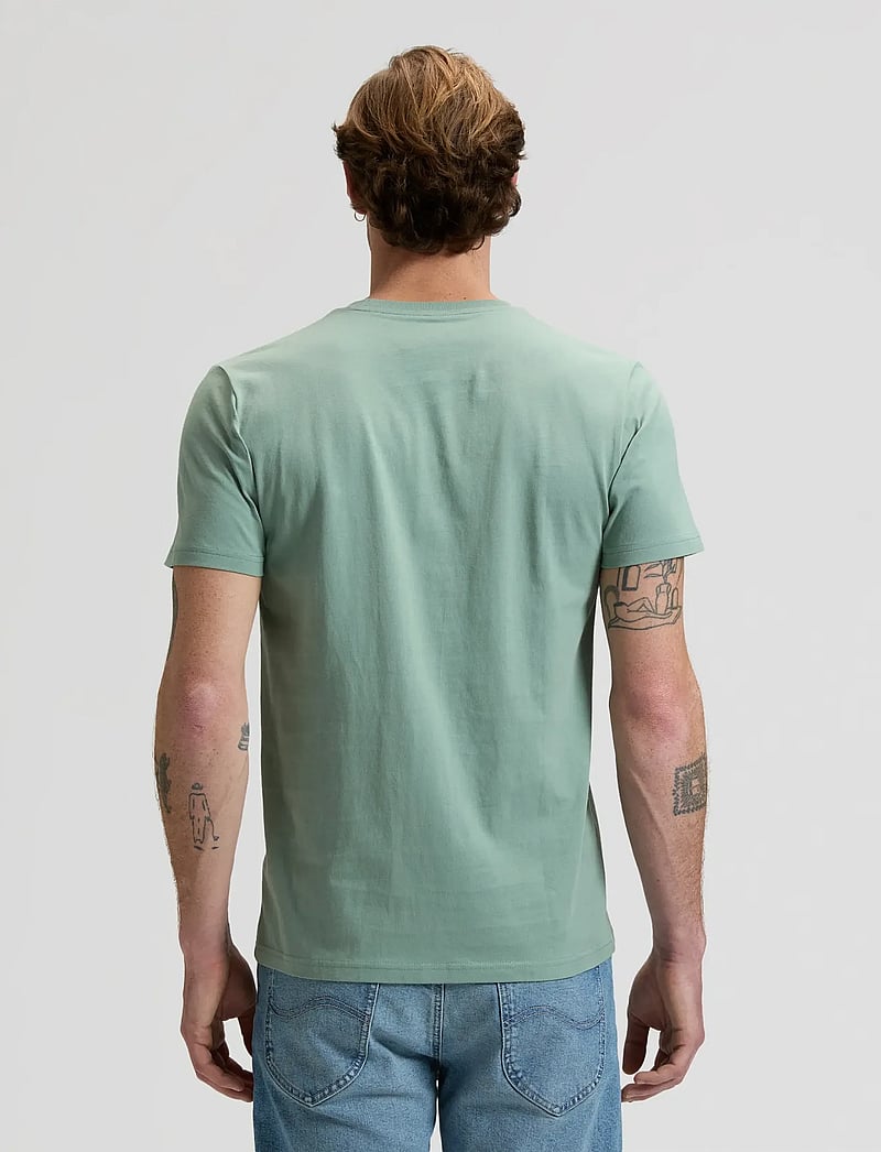 Lee Jeans - SS PATCH LOGO TEE - kurzärmelig - desert sage - 2