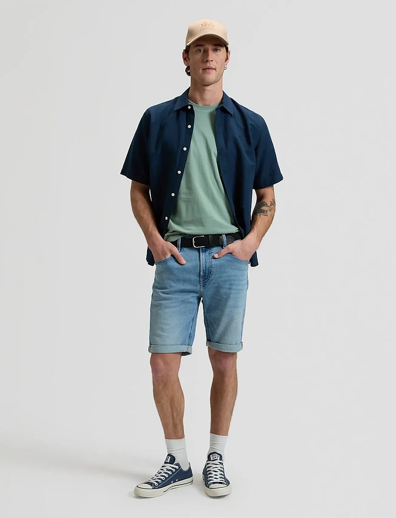 Lee Jeans - SS PATCH LOGO TEE - kurzärmelig - desert sage - 3