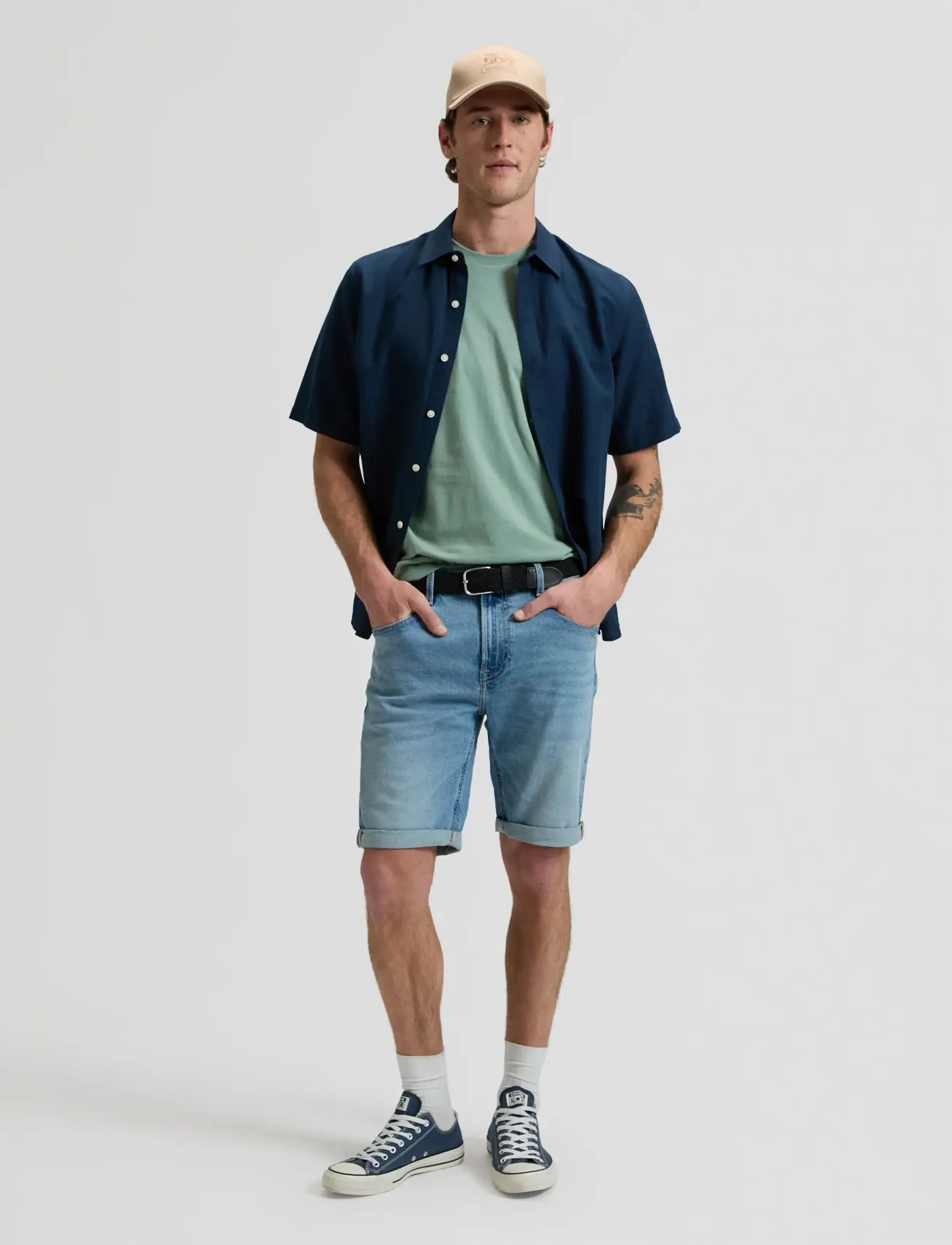 Lee Jeans - SS PATCH LOGO TEE - die niedrigsten preise - desert sage - 3