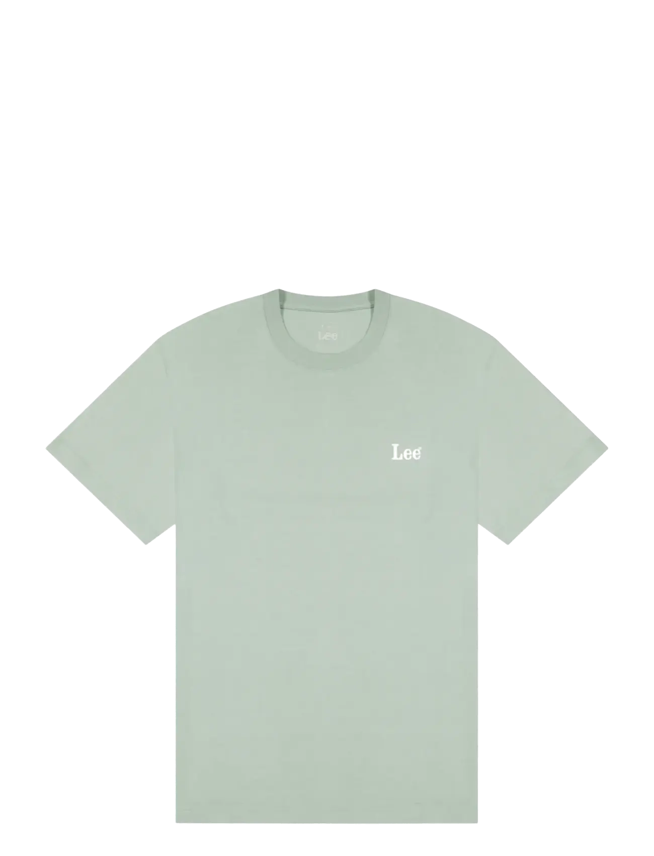 Lee Jeans SS SMALL LOGO TEE - Lee Jeans - DESERT SAGE / green