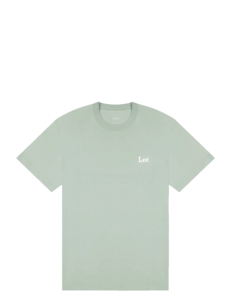 Lee Jeans - SS SMALL LOGO TEE - kortærmede t-shirts - desert sage - 1