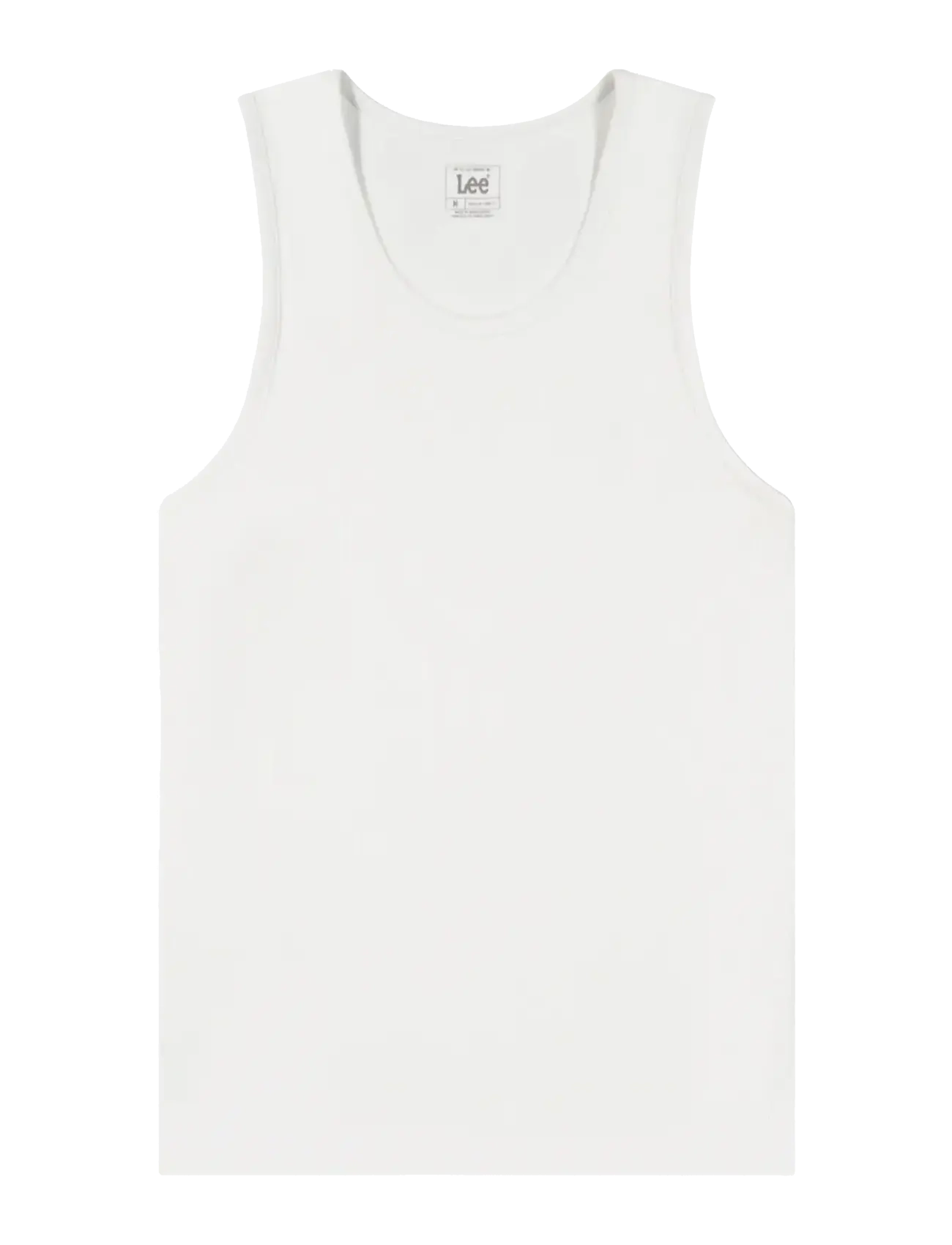 Lee Jeans RIBBED TANK - Tanktops - BRIGHT WHITE / white