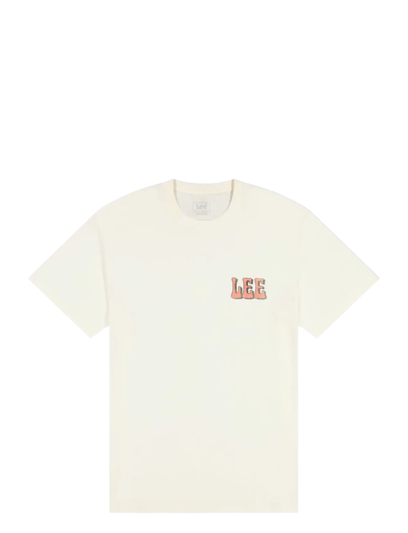 LEE JEANS Lee Vinyl Tee Cream - Lx00 - Herren