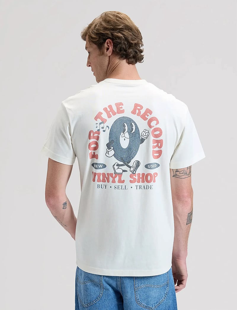 Lee Jeans - LEE VINYL TEE - kurzärmelig - natural - 0