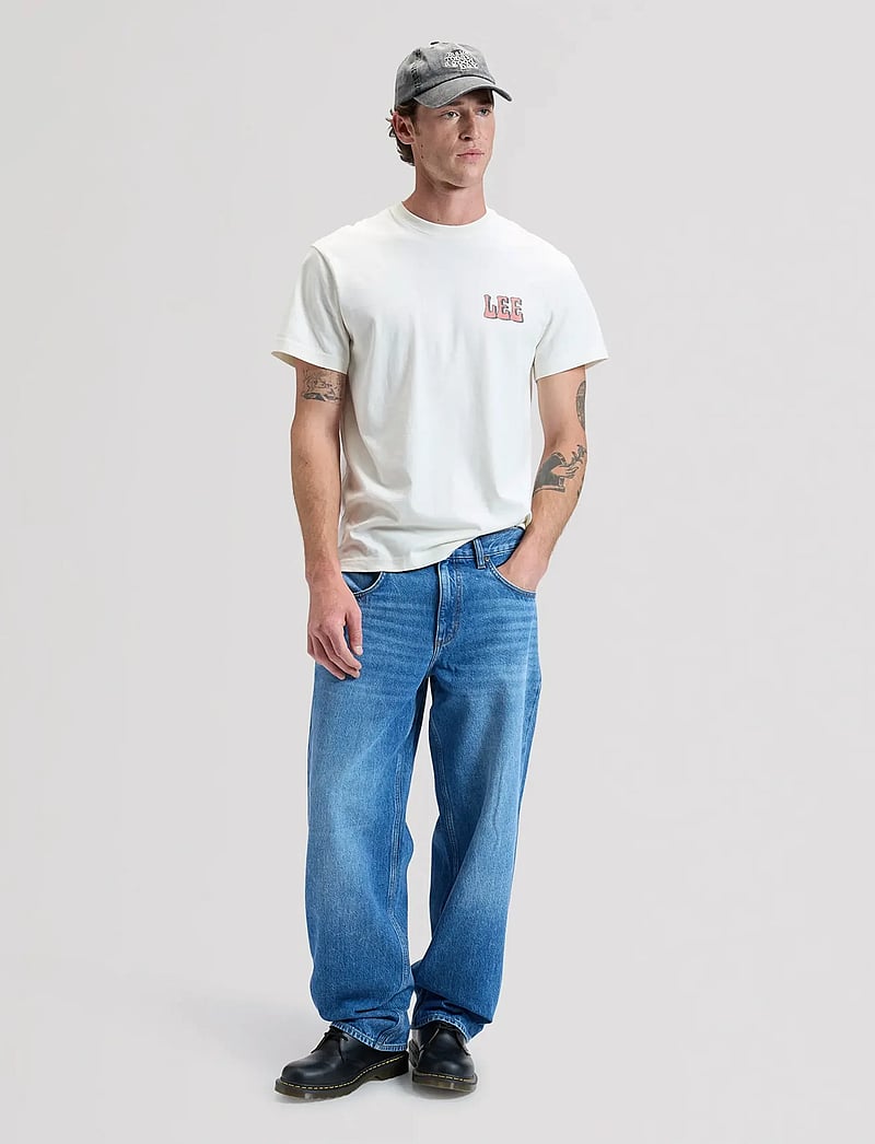 Lee Jeans - LEE VINYL TEE - kurzärmelig - natural - 4