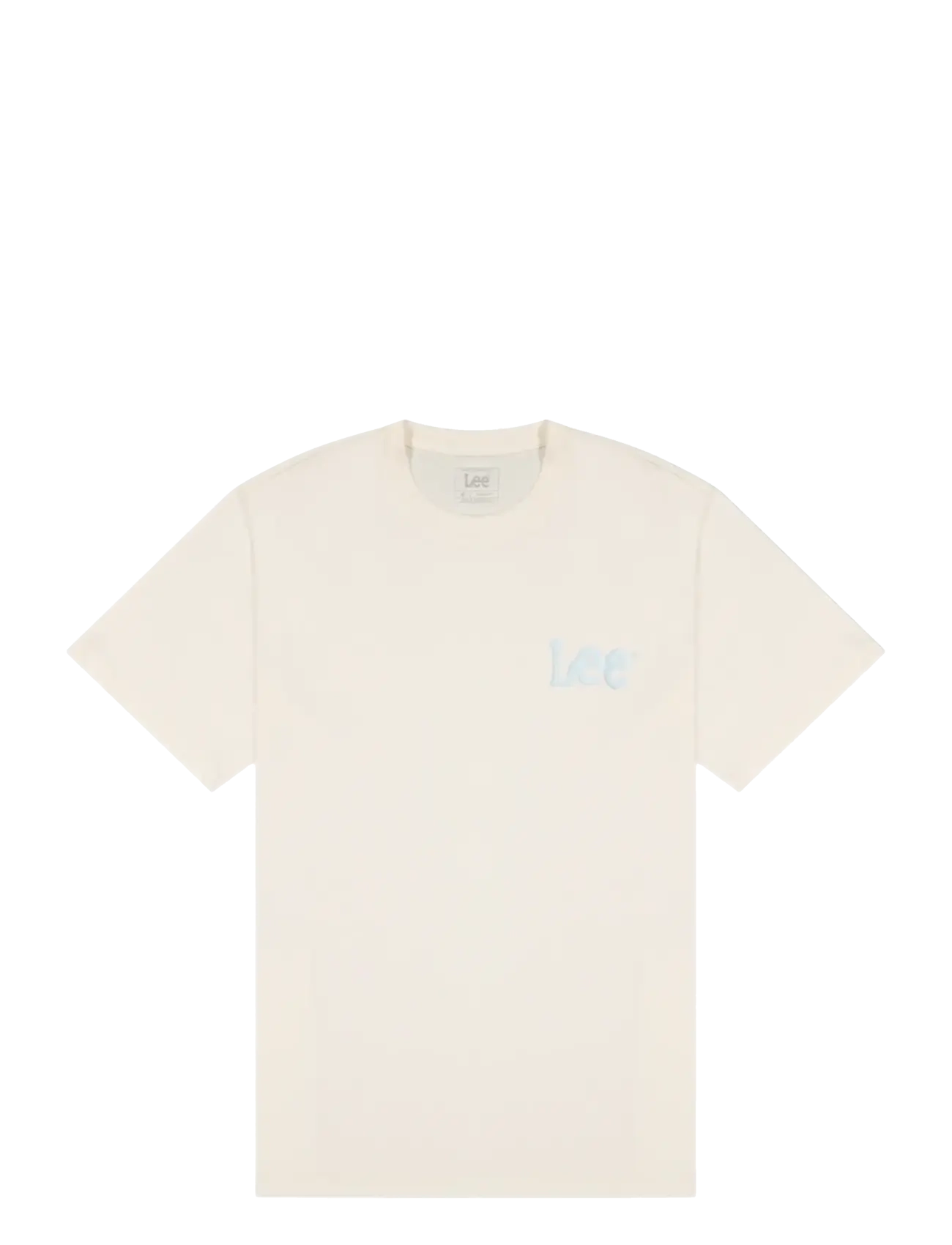 Lee Jeans MEDIUM WOBBLY LEE TEE - Nyheter - NATURAL / white